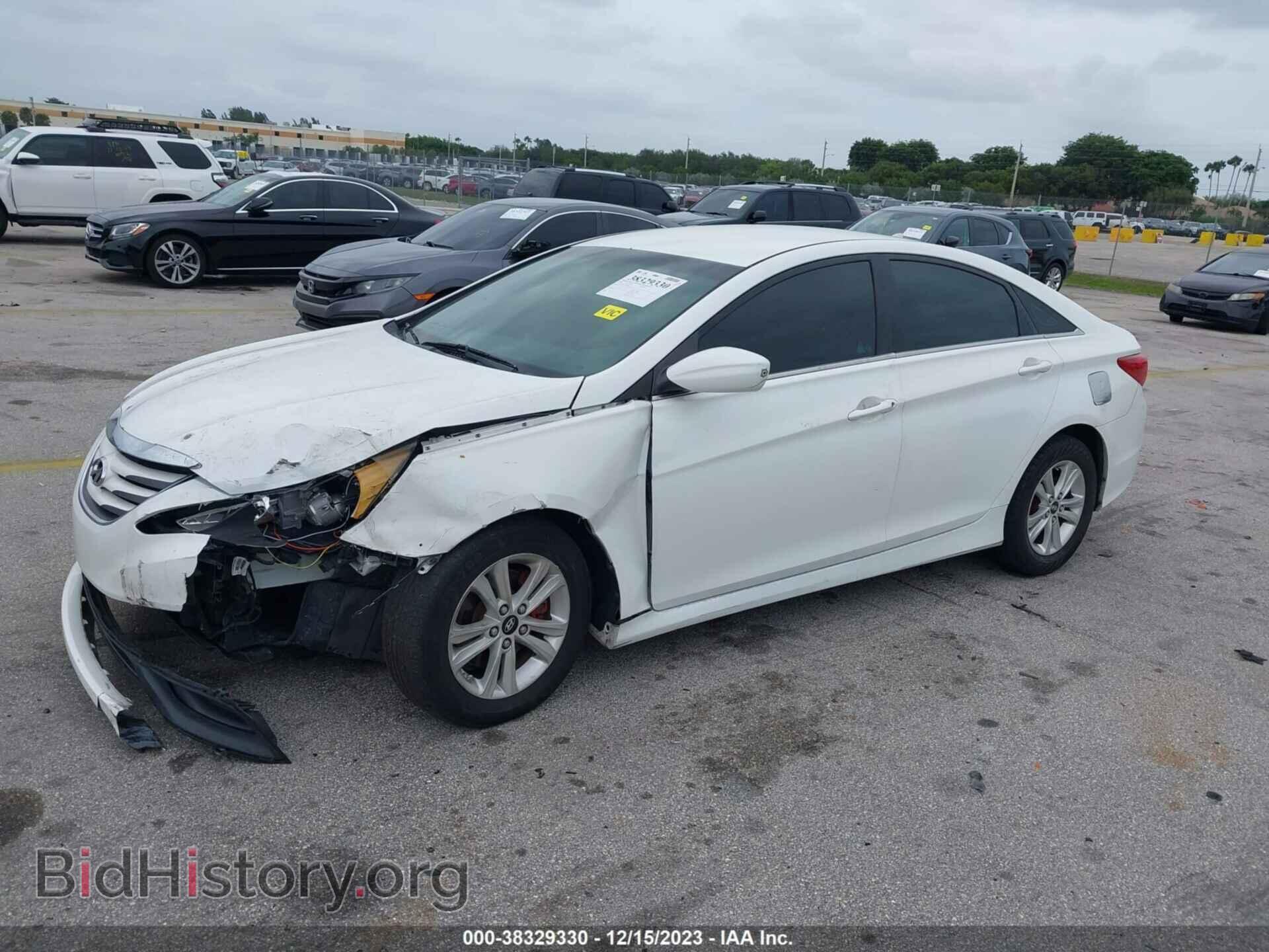 2014 HYUNDAI SONATA - VIN: 5NPEB4AC3EH857021 - Фото 2