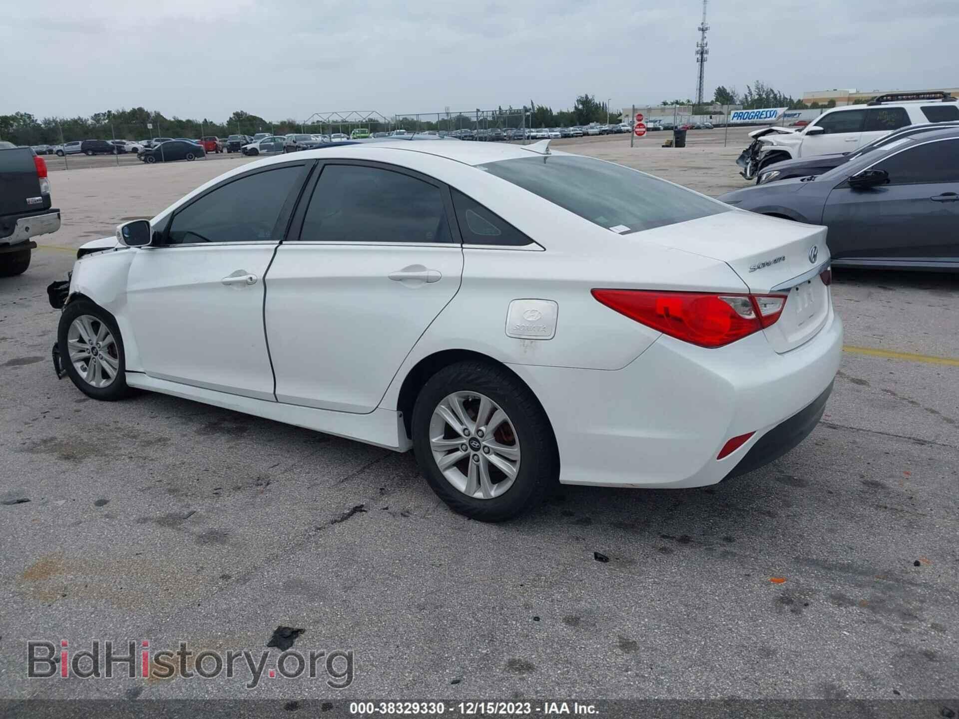 2014 HYUNDAI SONATA - VIN: 5NPEB4AC3EH857021 - Фото 3
