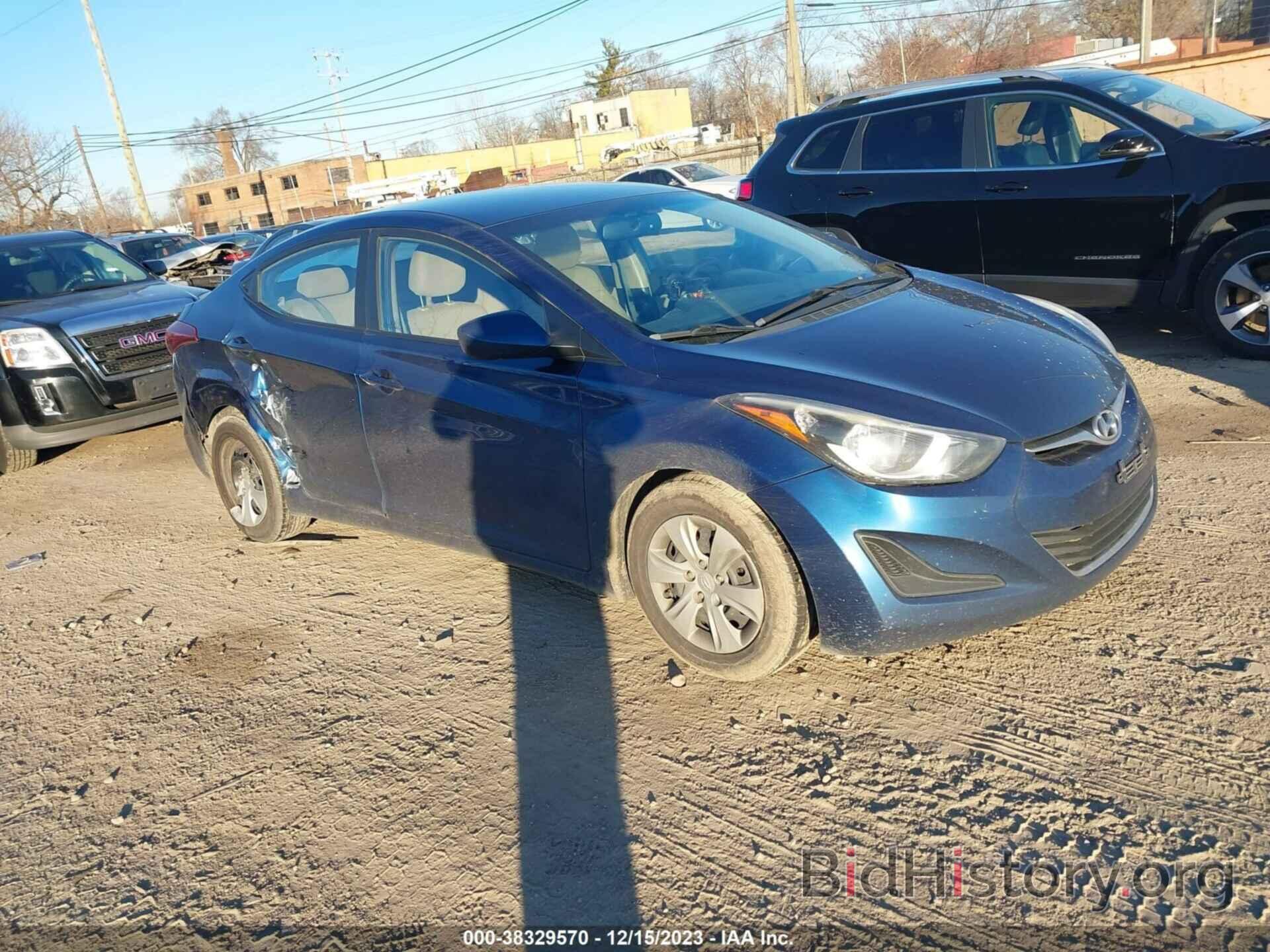 Фотография 5NPDH4AE9GH785725 - HYUNDAI ELANTRA 2016