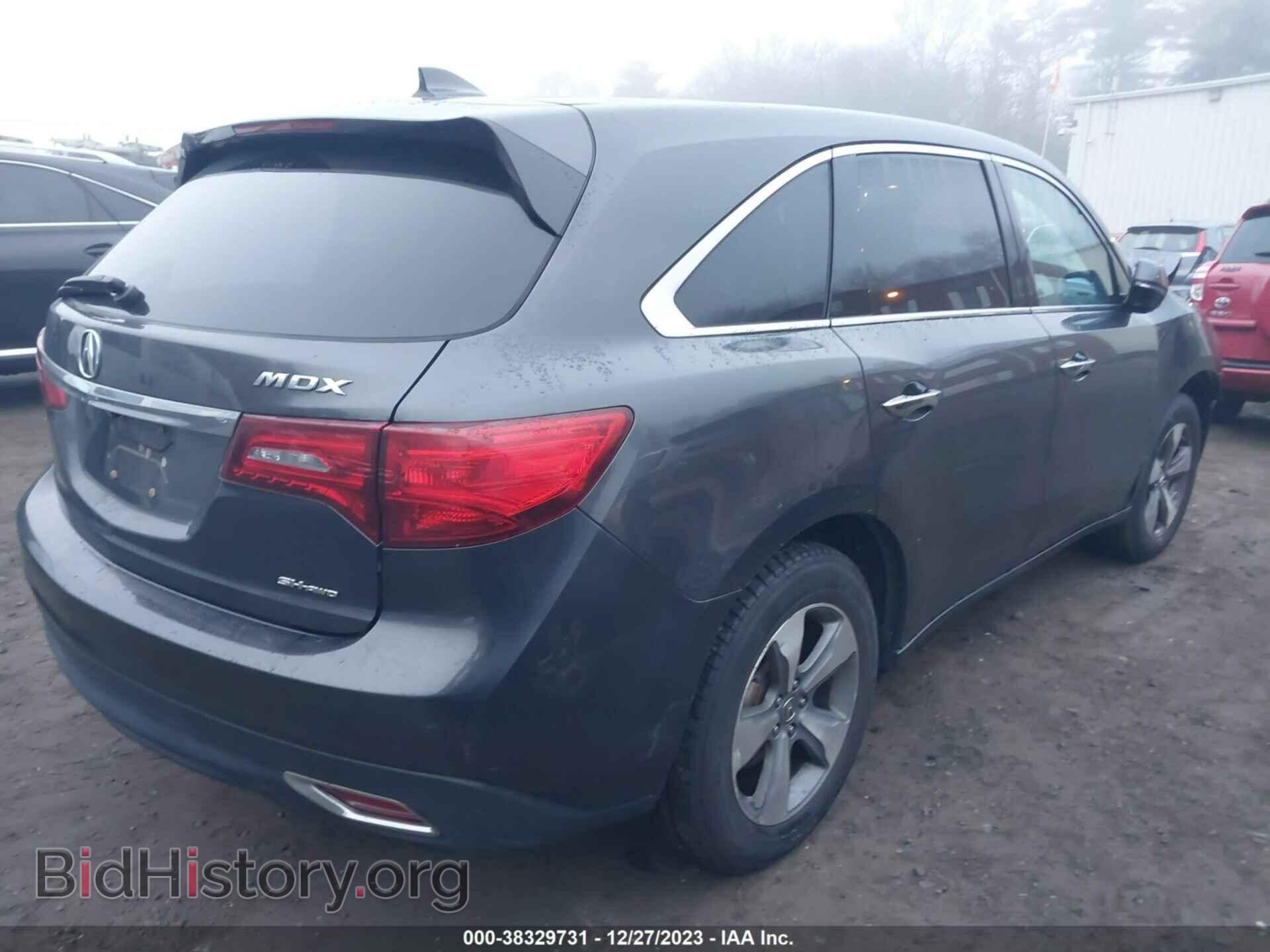 2014 ACURA MDX - VIN: 5FRYD4H29EB047913 - Фото 4