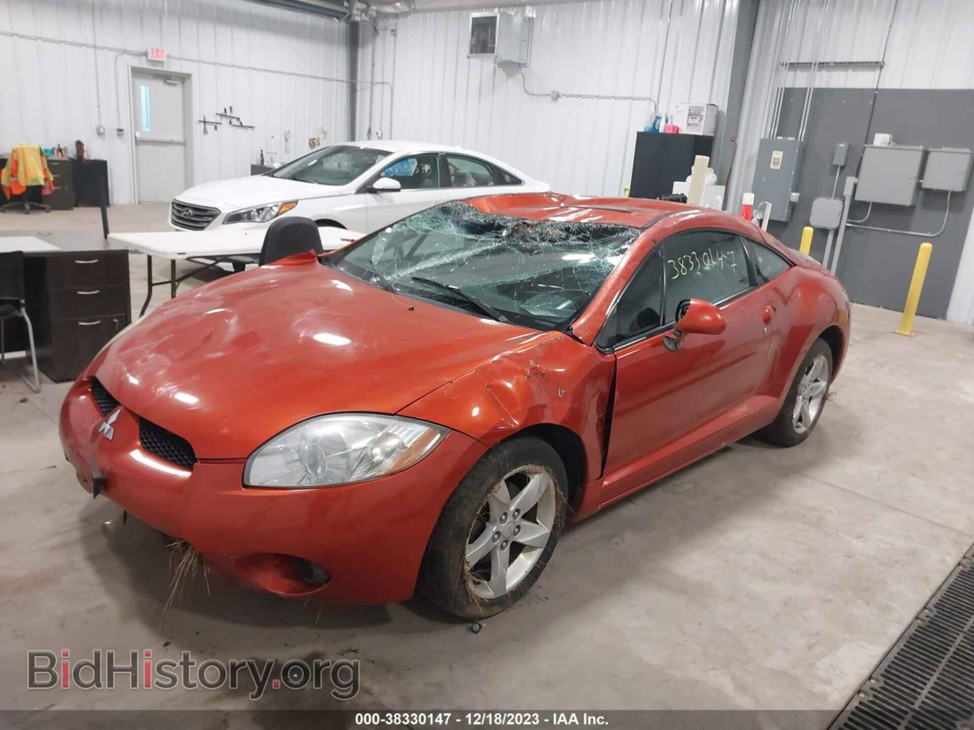 2007 MITSUBISHI ECLIPSE - VIN: 4A3AK24F47E070300 - Фото 2
