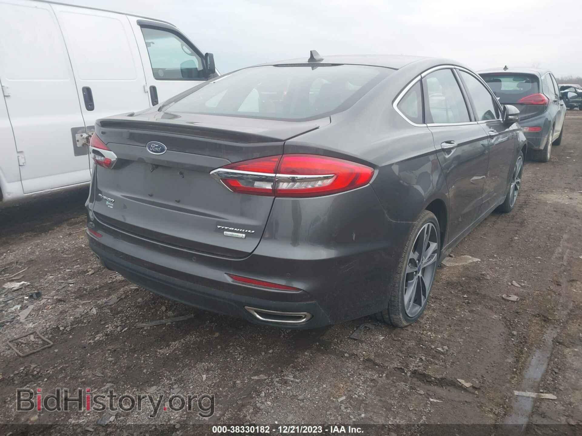 2019 FORD FUSION - VIN: 3FA6P0K90KR217476 - Фото 4