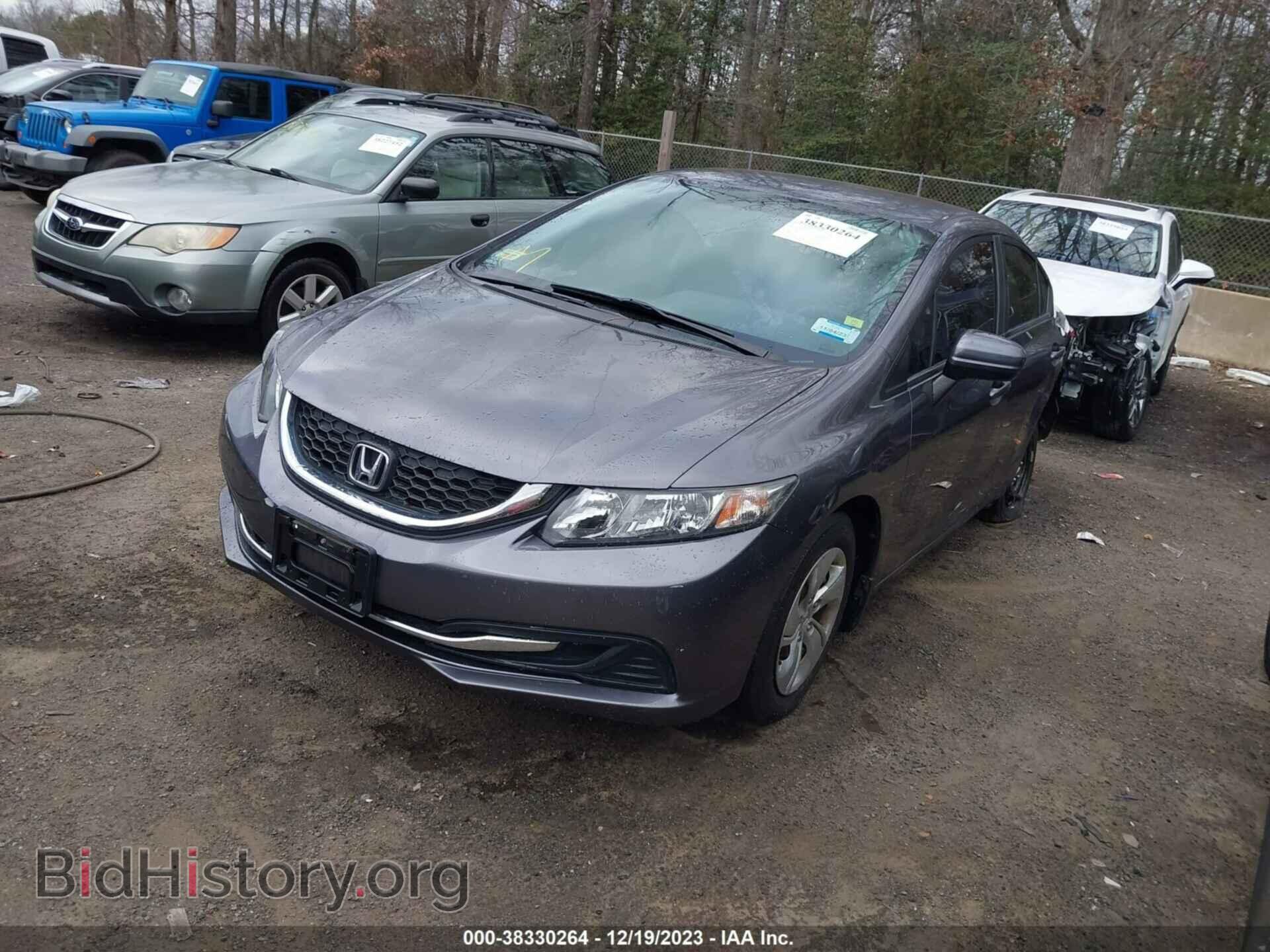 2014 HONDA CIVIC - VIN: 19XFB2F50EE046185 - Фото 2