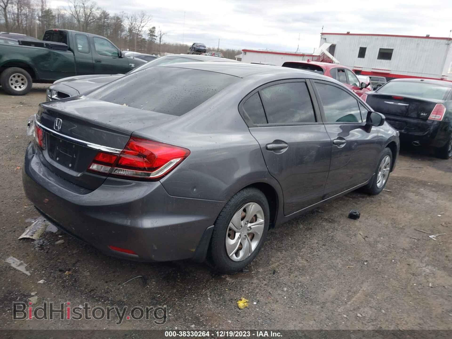 2014 HONDA CIVIC - VIN: 19XFB2F50EE046185 - Фото 4