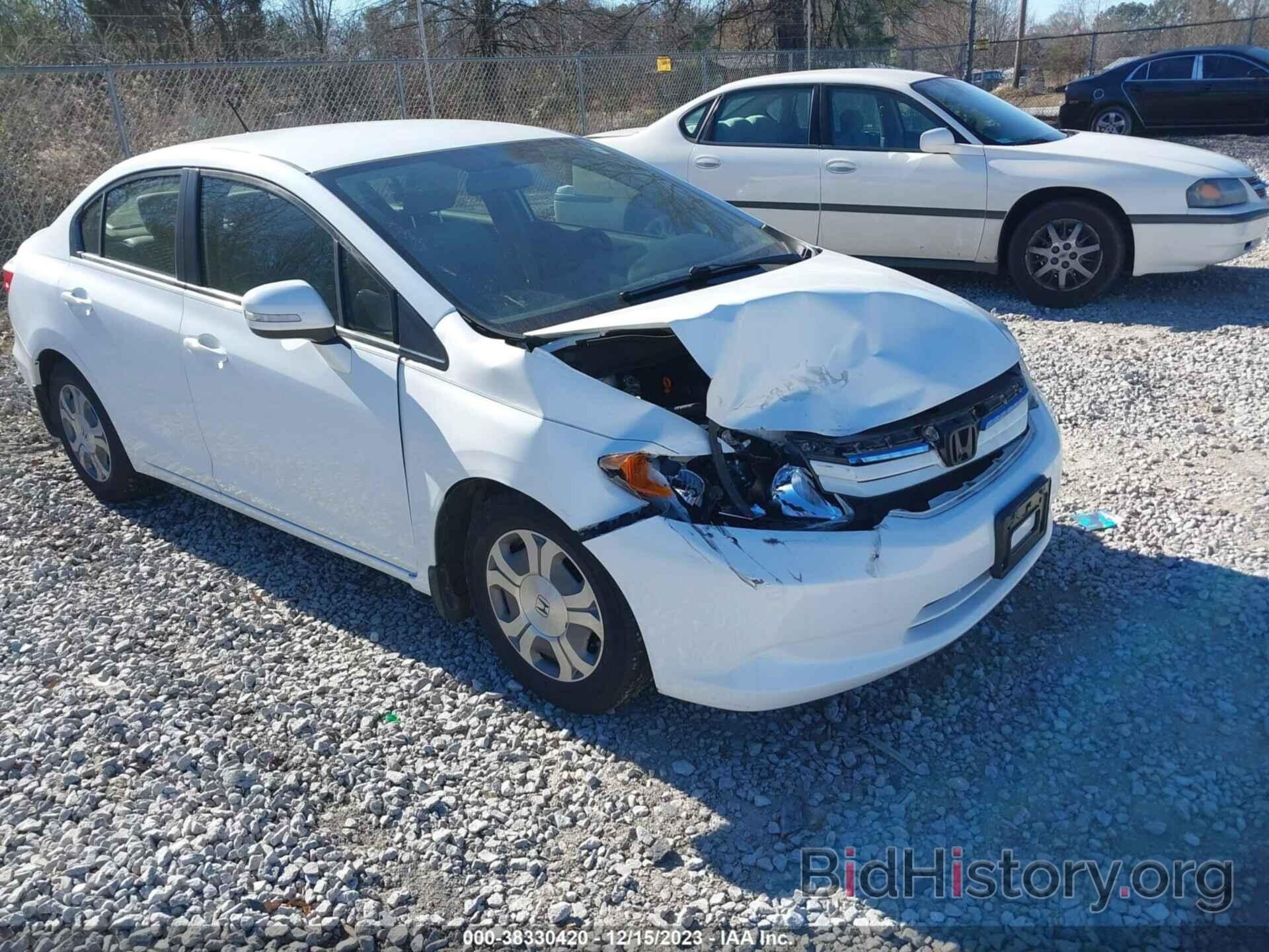 Photo JHMFB4F21CS005963 - HONDA CIVIC HYBRID 2012