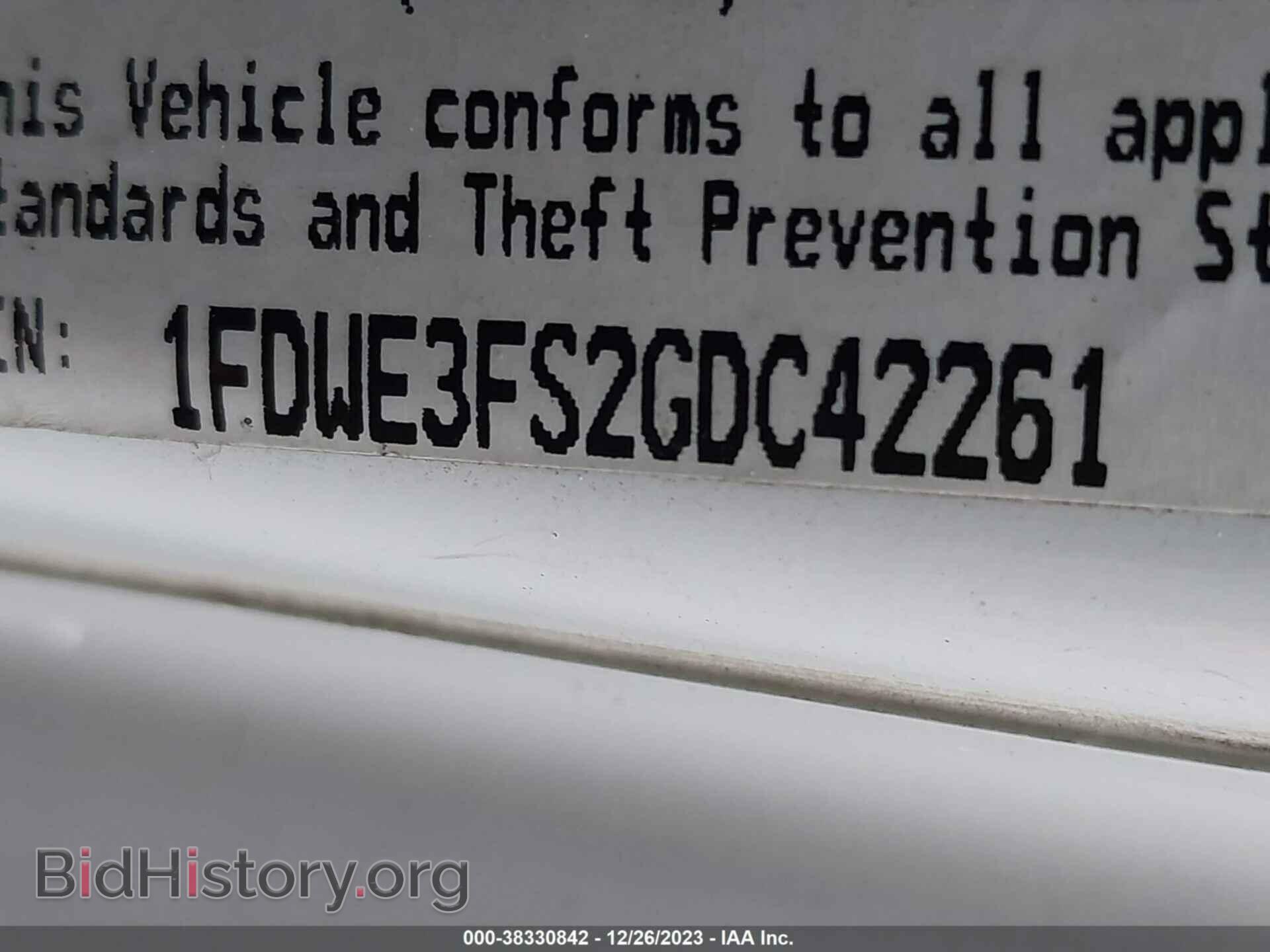 2016 FORD E-350 CUTAWAY - VIN: 1FDWE3FS2GDC42261 - Фото 9