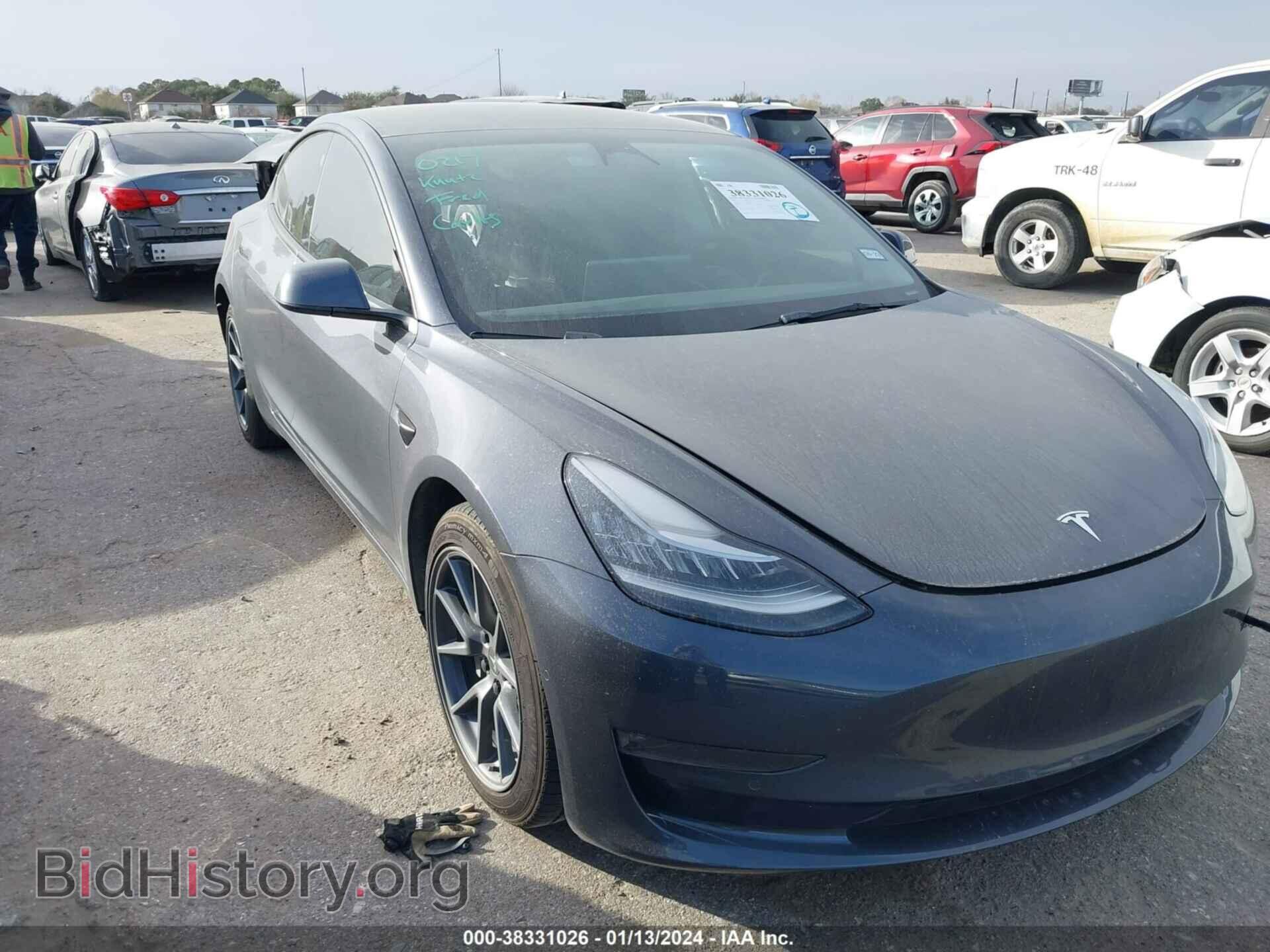 Photo 5YJ3E1EB6NF240502 - TESLA MODEL 3 2022