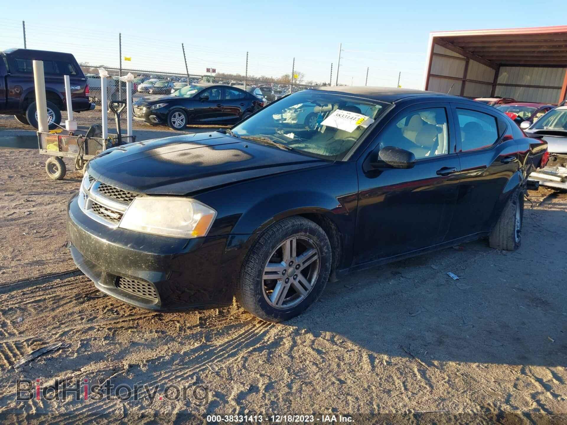 2012 DODGE AVENGER - VIN: 1C3CDZCB2CN258602 - Фото 2