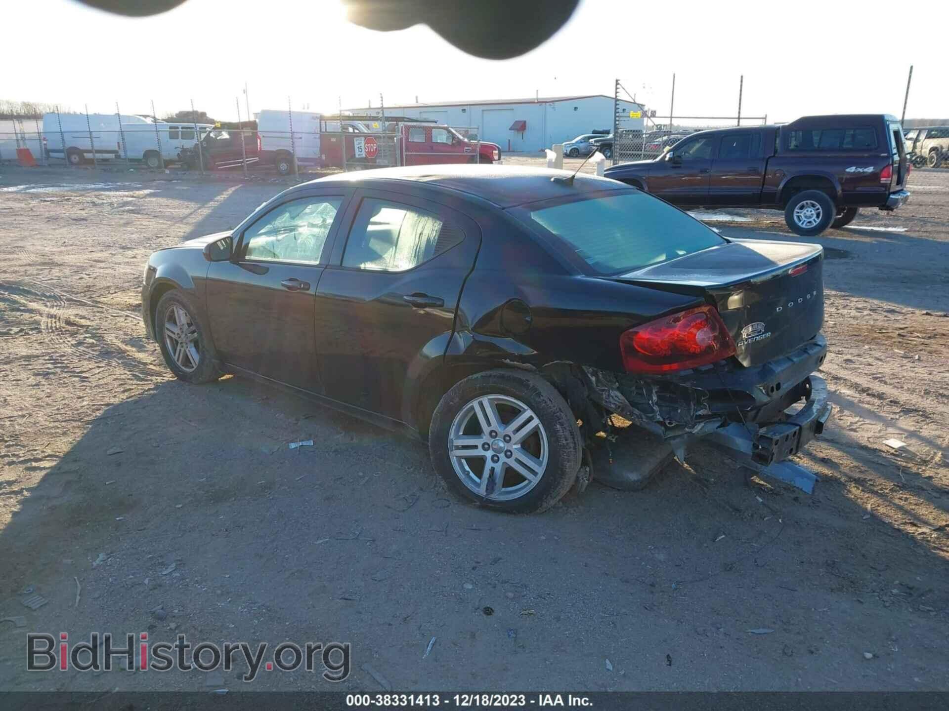 2012 DODGE AVENGER - VIN: 1C3CDZCB2CN258602 - Фото 3