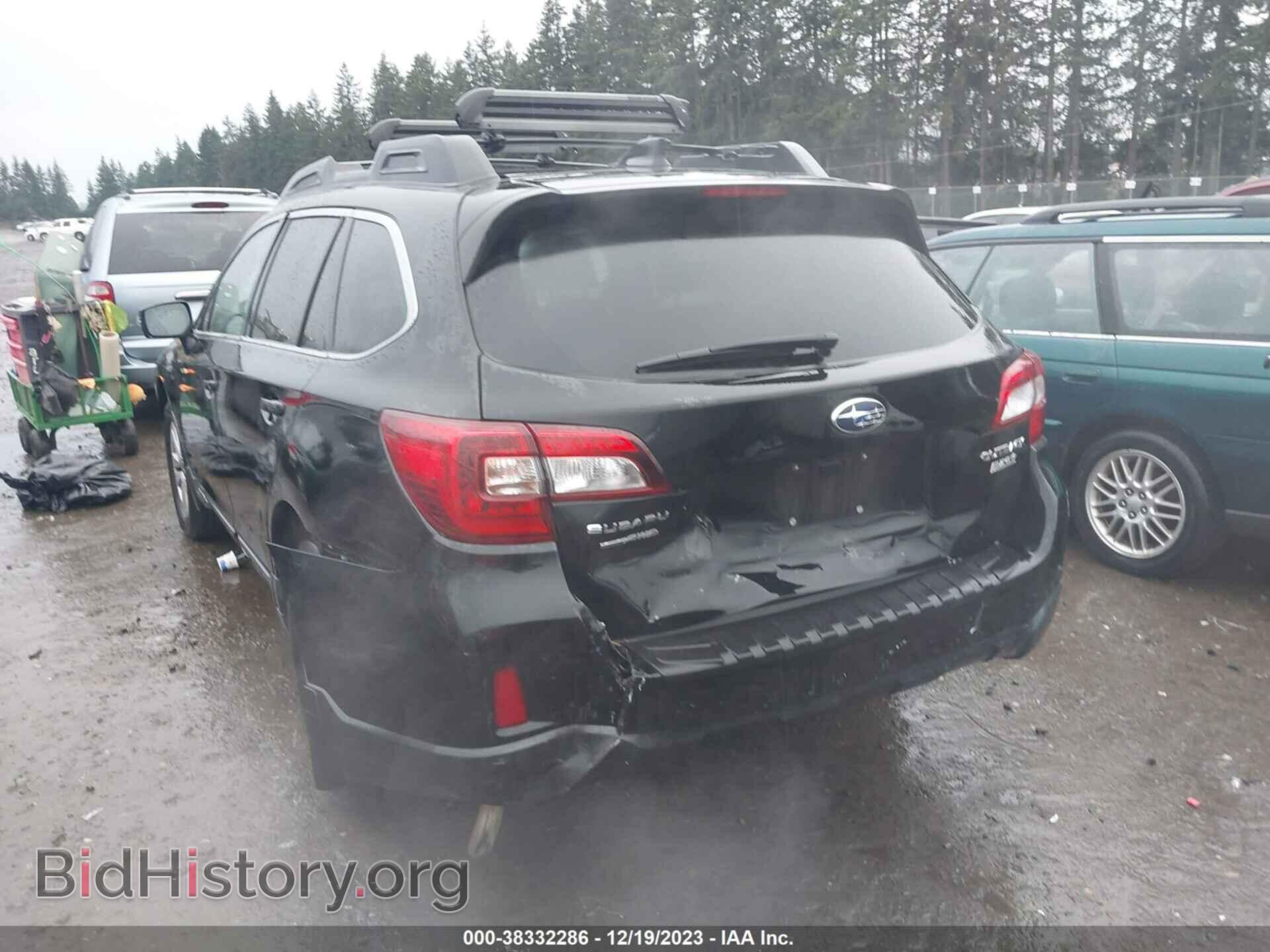 2016 SUBARU OUTBACK - VIN: 4S4BSAHC9G3231233 - Фото 3
