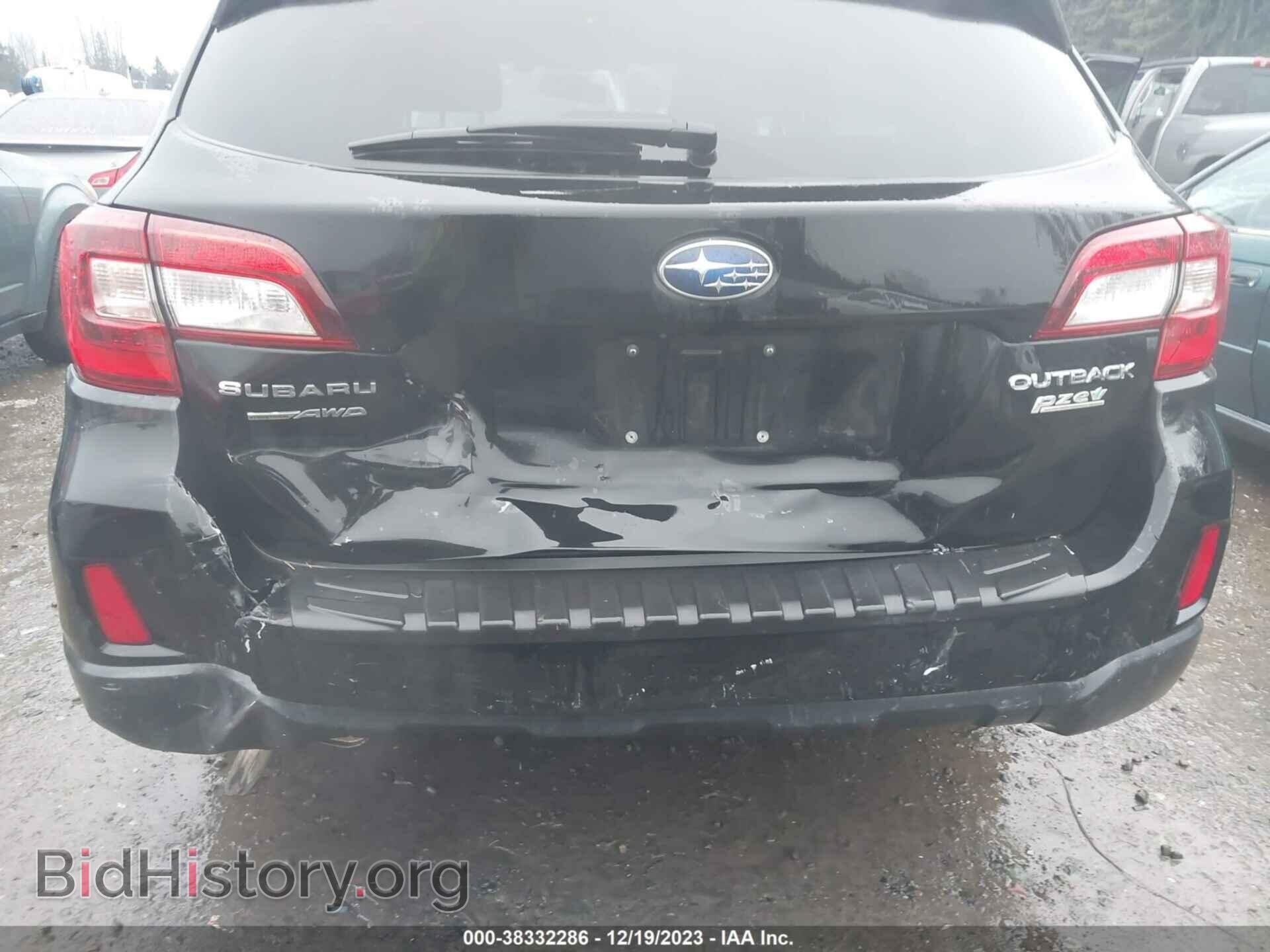 2016 SUBARU OUTBACK - VIN: 4S4BSAHC9G3231233 - Фото 6
