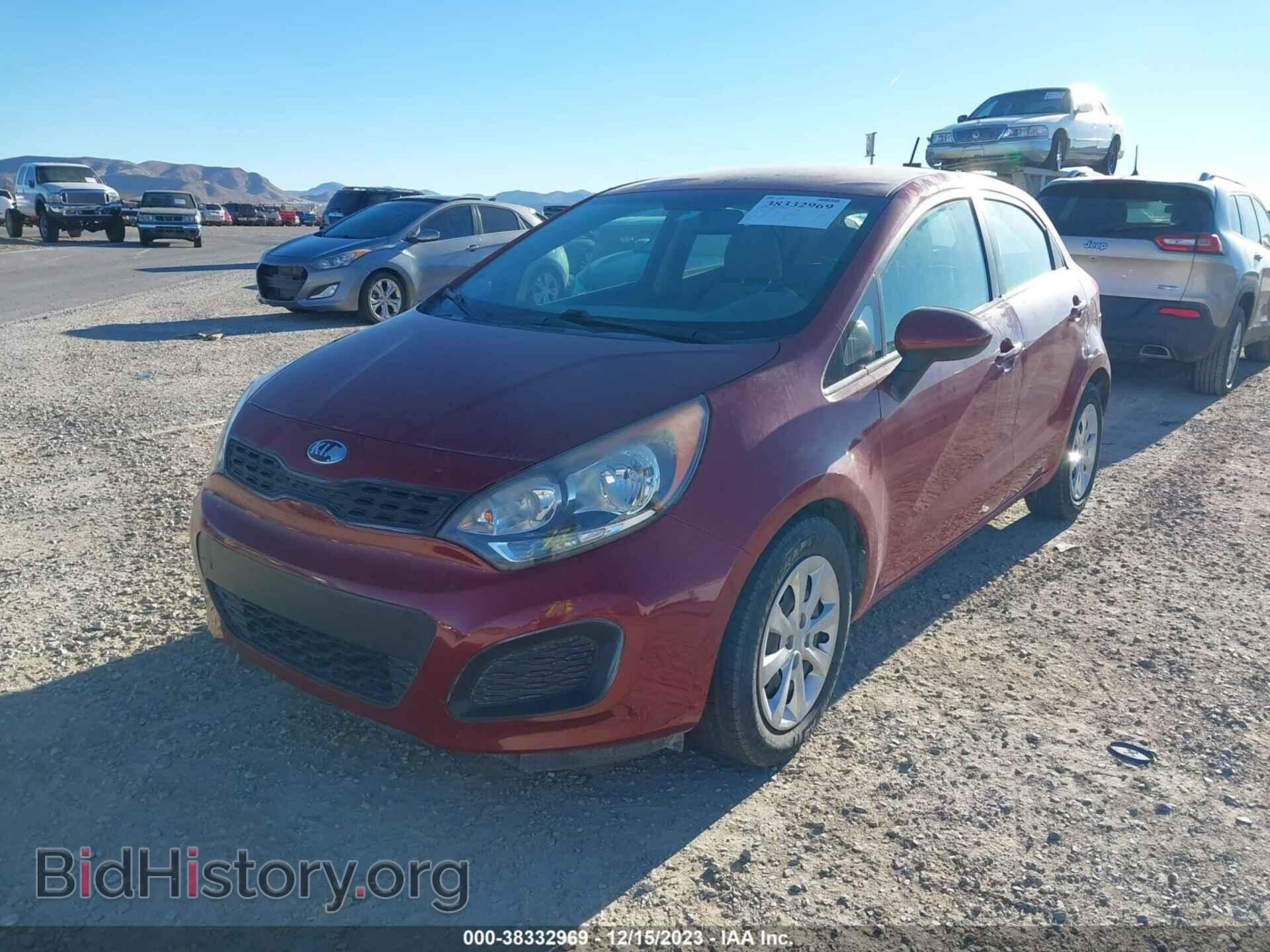 2014 KIA RIO - VIN: KNADM5A30E6322599 - Фото 2