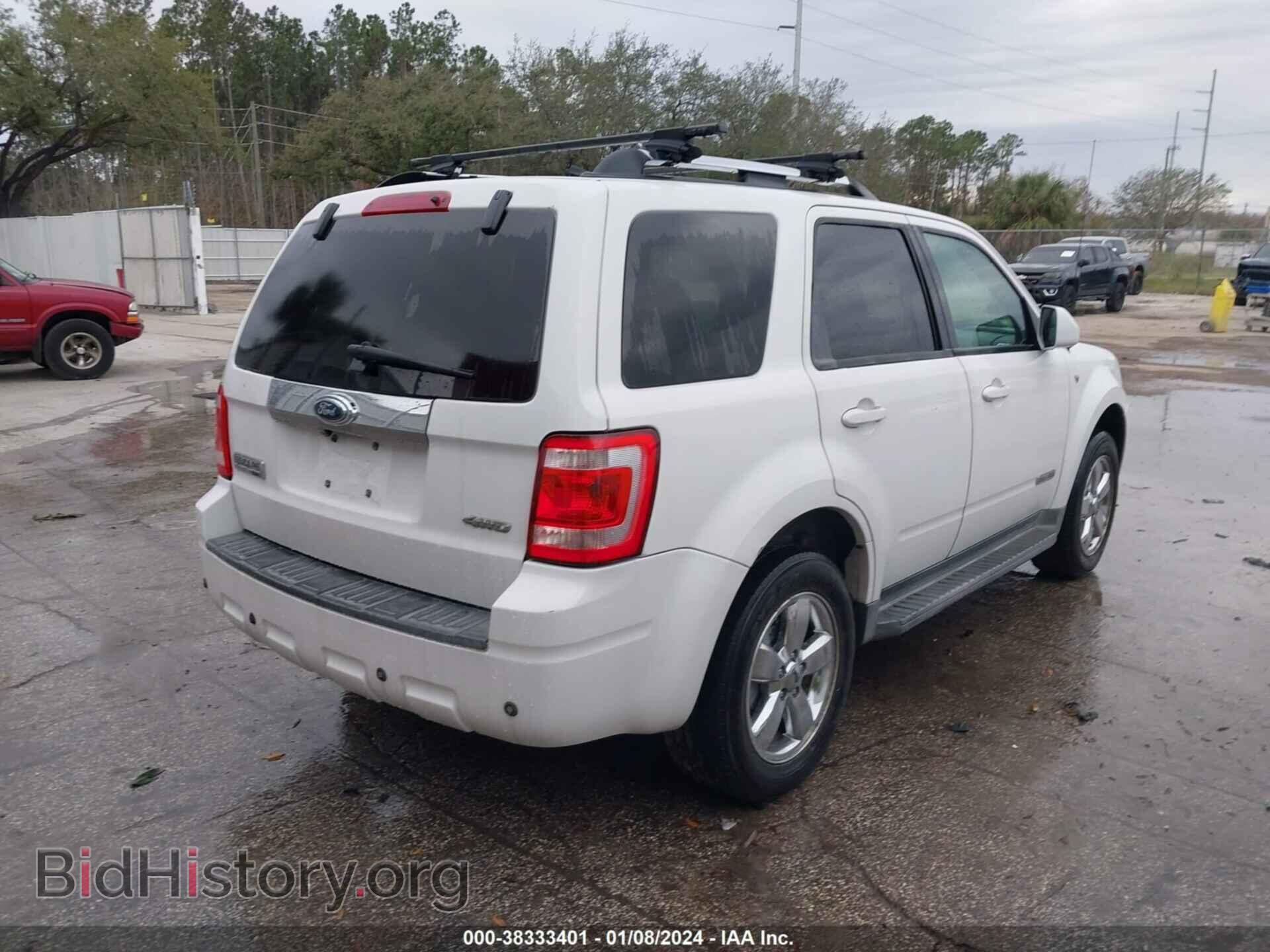 2008 FORD ESCAPE - VIN: 1FMCU94188KC66015 - Фото 4
