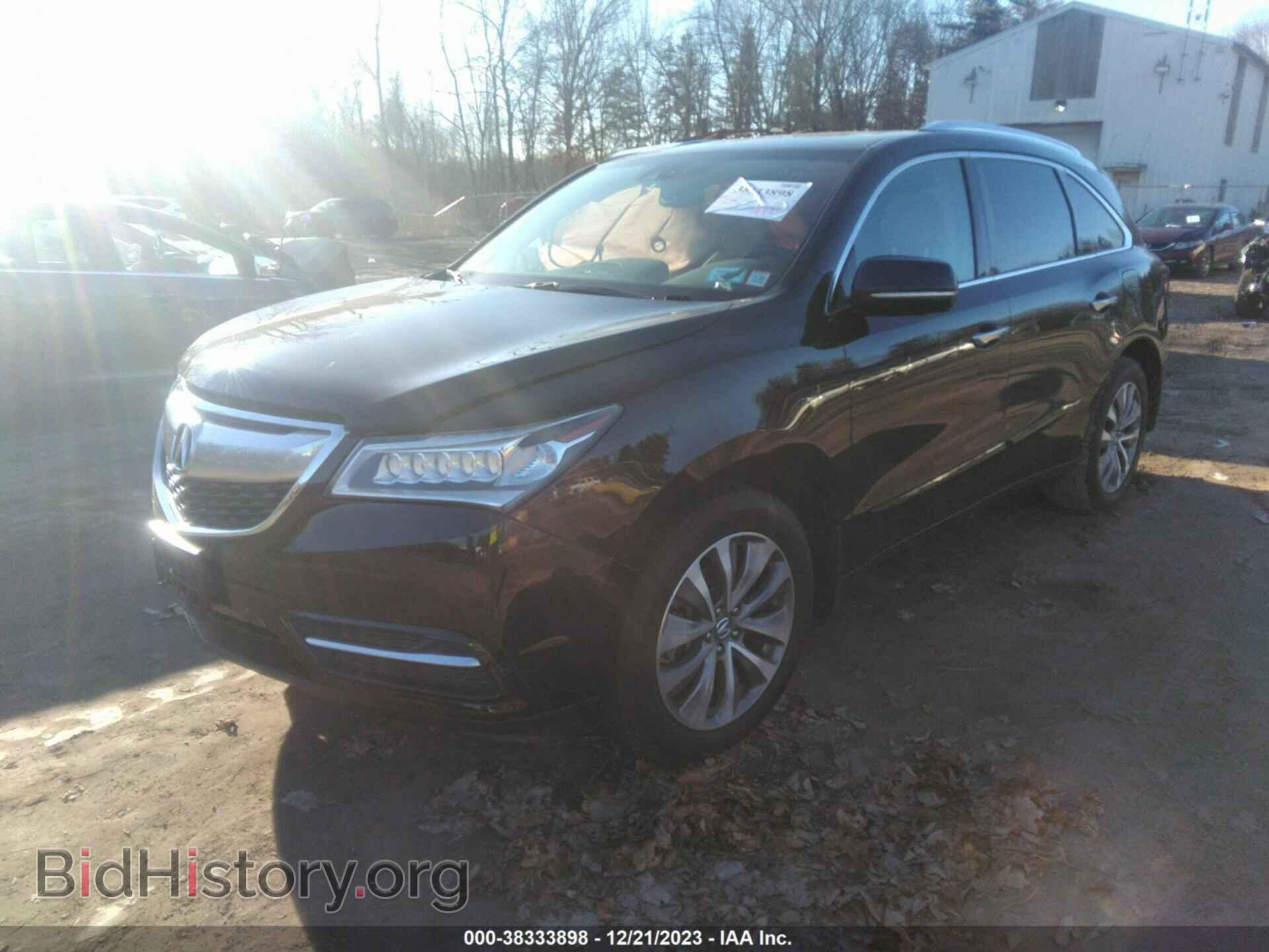 2015 ACURA MDX - VIN: 5FRYD4H40FB022806 - Фото 2
