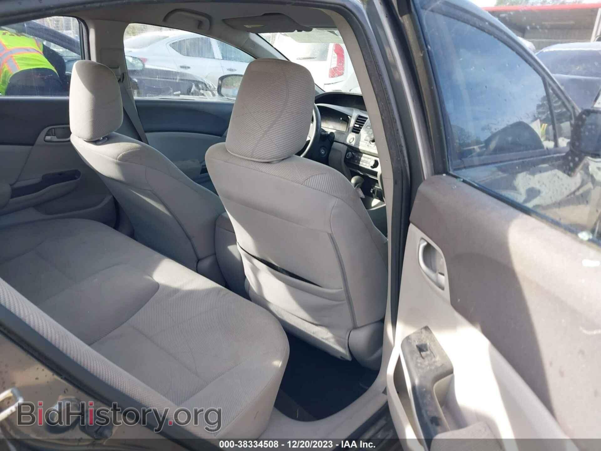 2012 HONDA CIVIC - VIN: 2HGFB2F64CH513605 - Фото 8
