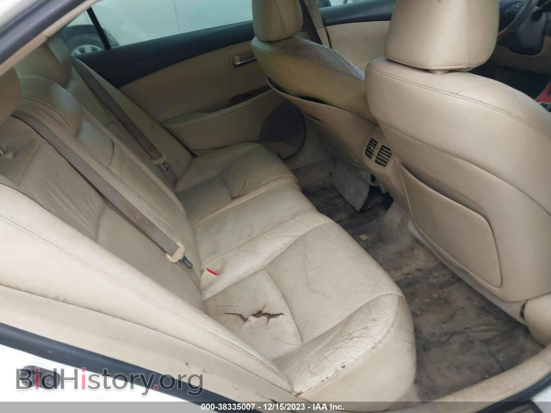 2007 LEXUS ES 350 - VIN: JTHBJ46G272054009 - Фото 8