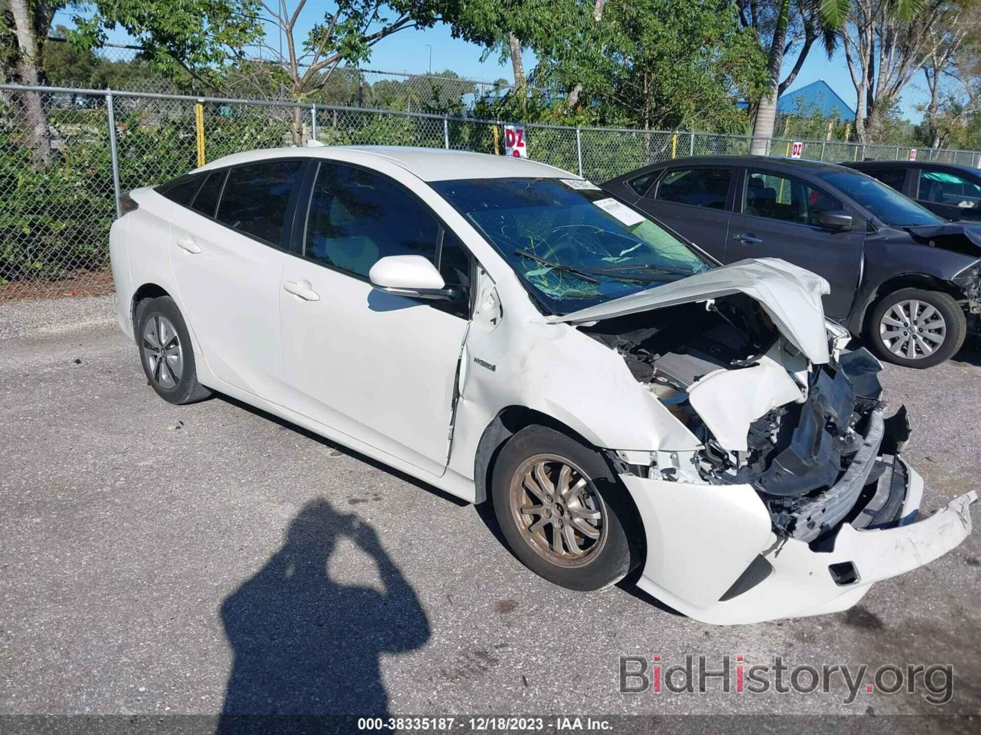 Photo JTDKARFU7H3048285 - TOYOTA PRIUS 2017