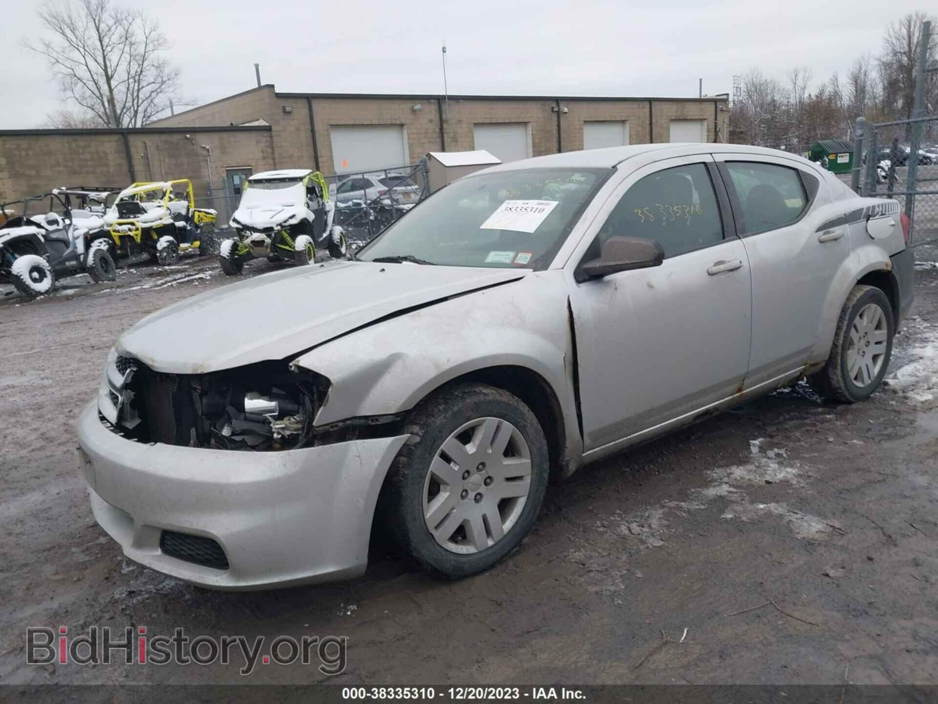 2011 DODGE AVENGER - VIN: 1B3BD4FB8BN616646 - Фото 2