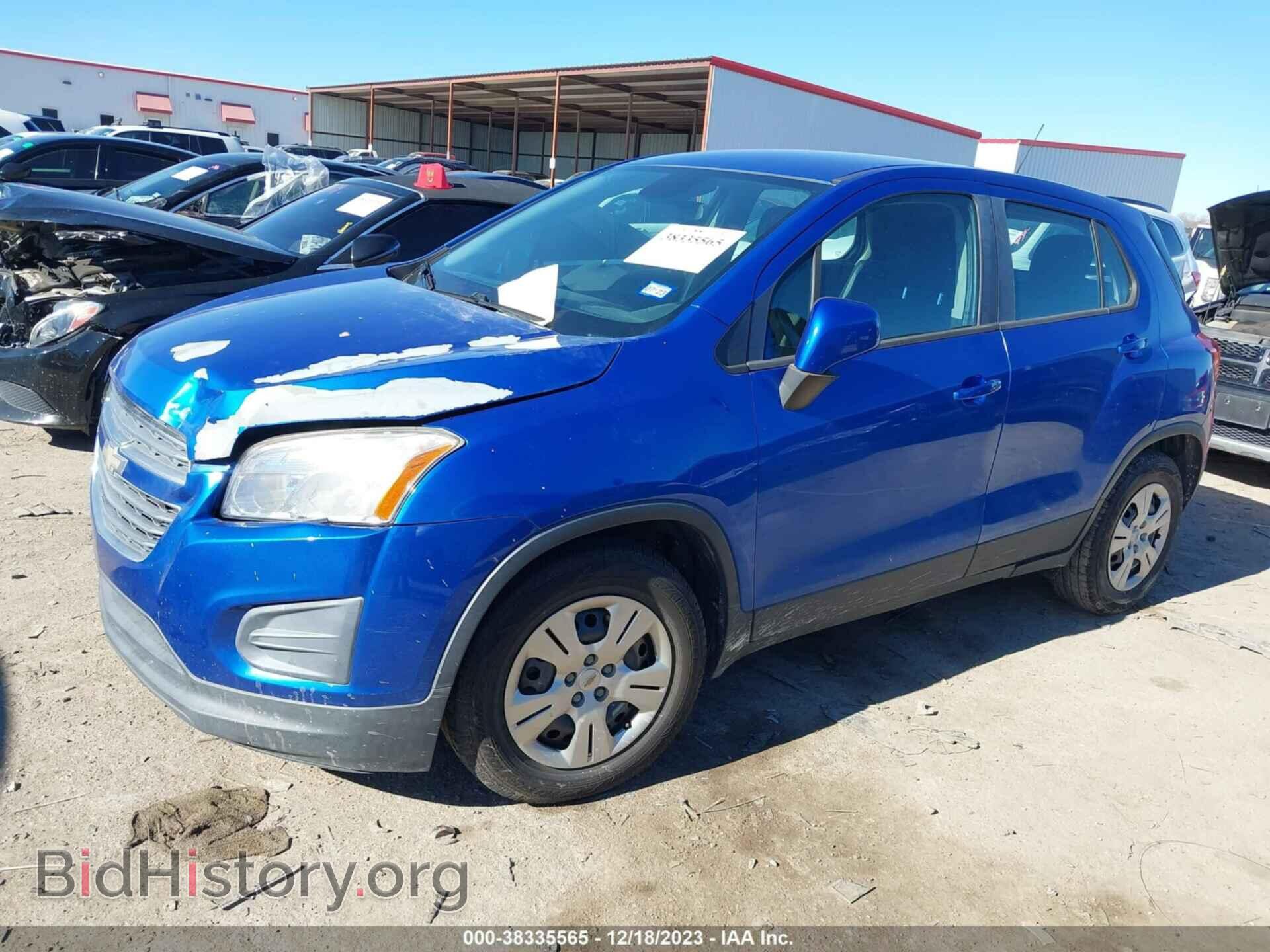 2015 CHEVROLET TRAX - VIN: KL7CJKSB7FB264170 - Фото 2