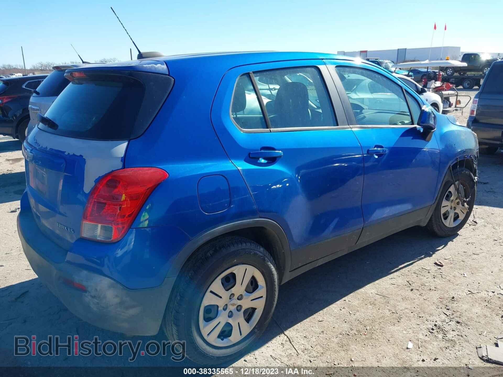2015 CHEVROLET TRAX - VIN: KL7CJKSB7FB264170 - Фото 4