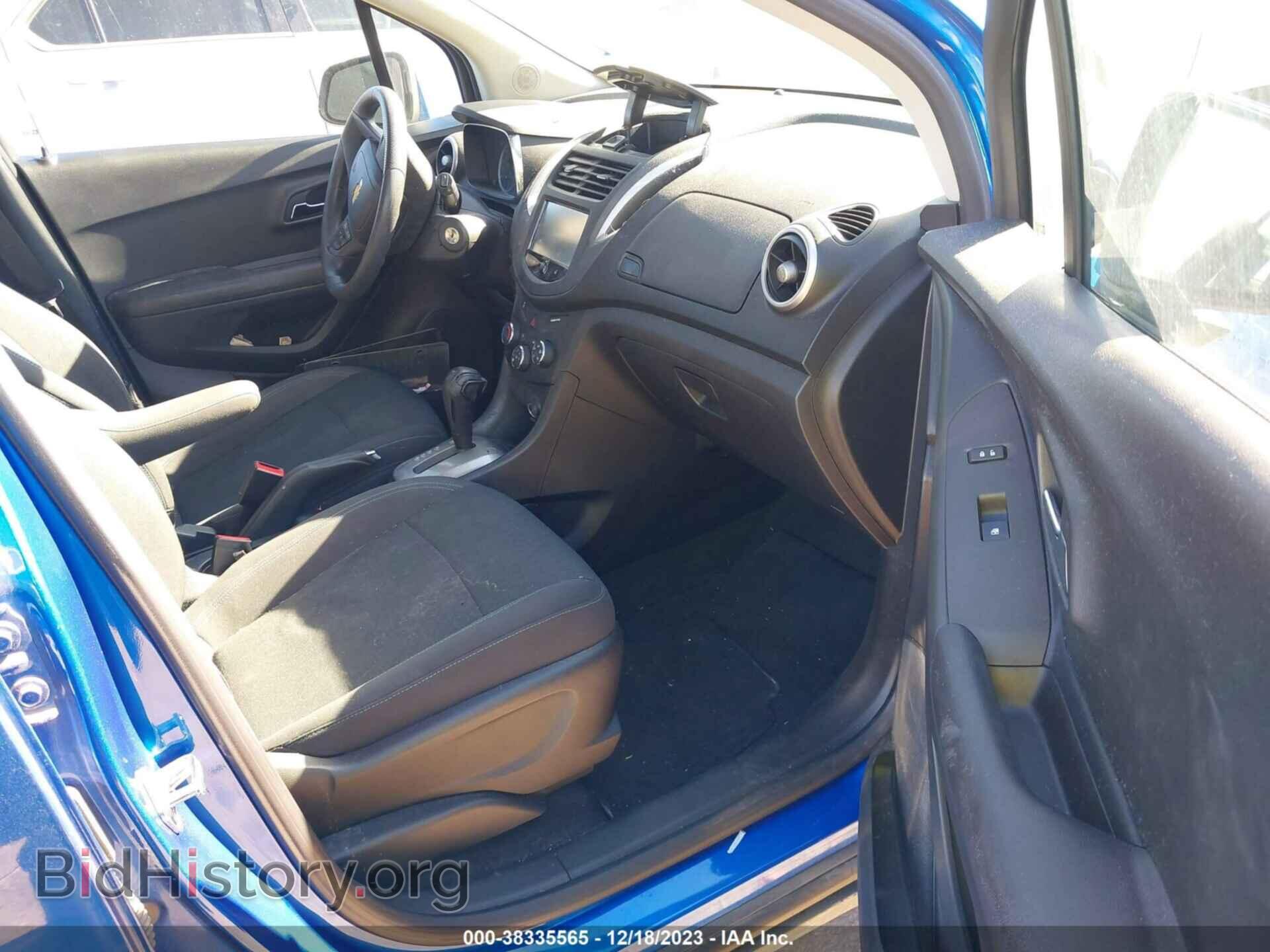 2015 CHEVROLET TRAX - VIN: KL7CJKSB7FB264170 - Фото 5