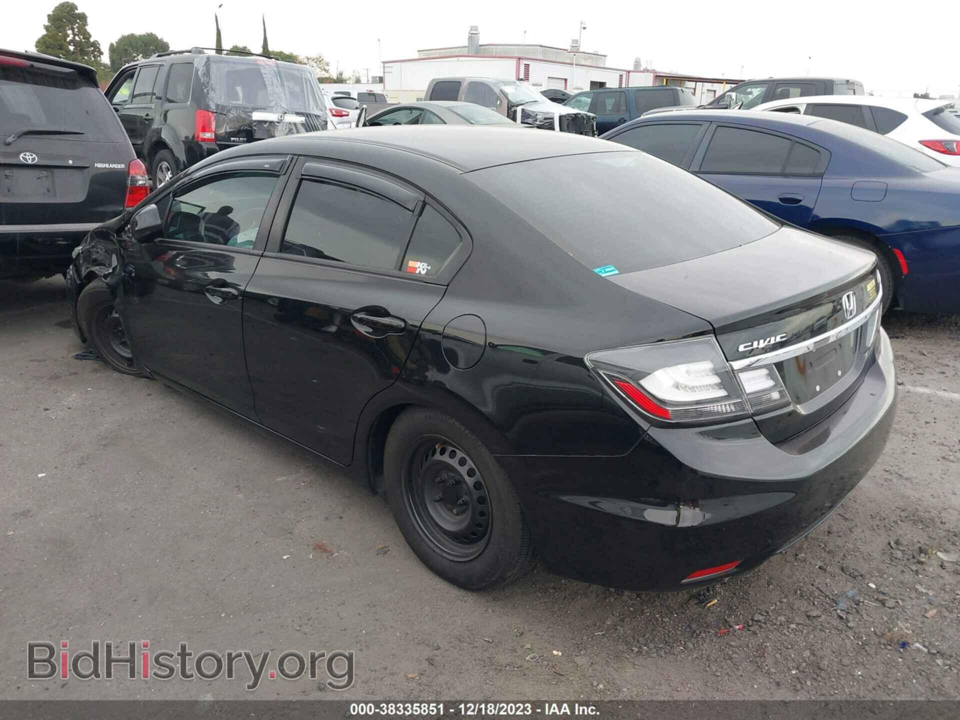 2013 HONDA CIVIC - VIN: 19XFB2F55DE239799 - Фото 3