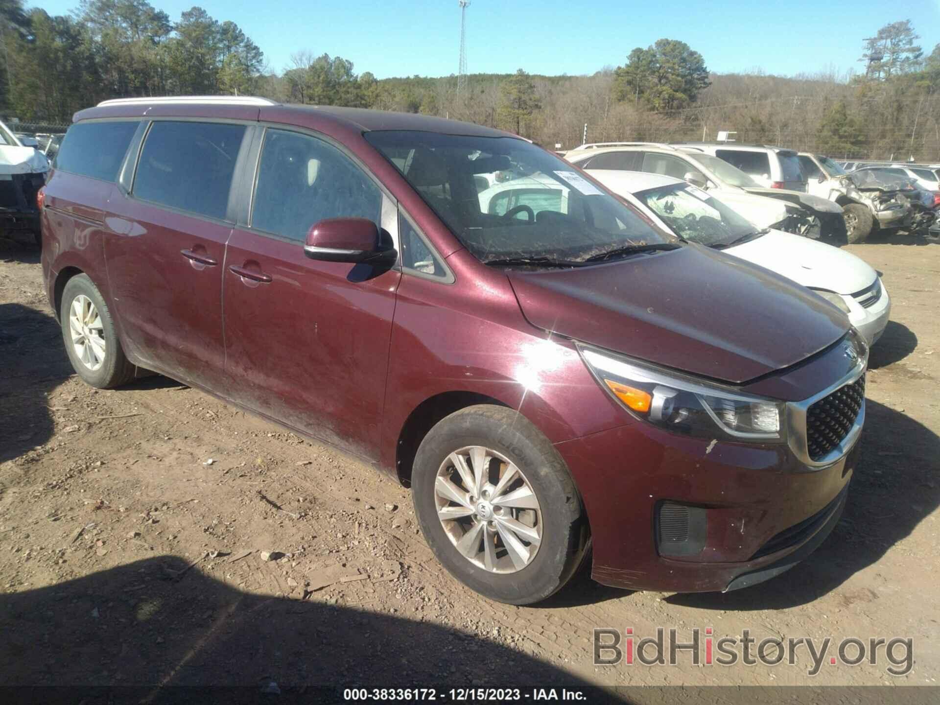 Photo KNDMB5C18G6171955 - KIA SEDONA 2016