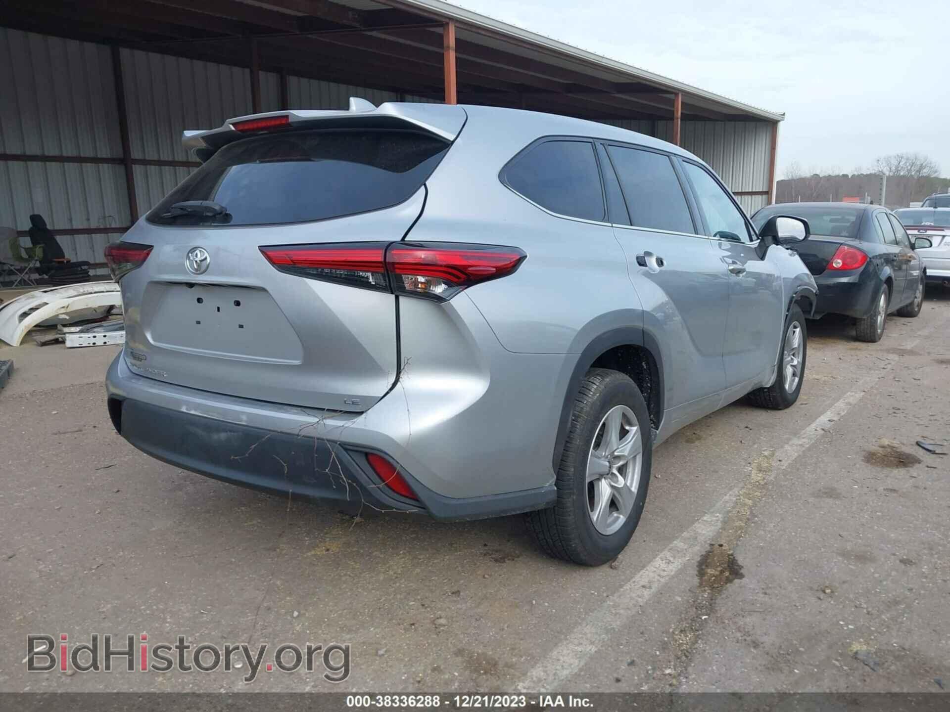 2021 TOYOTA HIGHLANDER - VIN: 5TDZZRAHXMS529898 - Фото 4