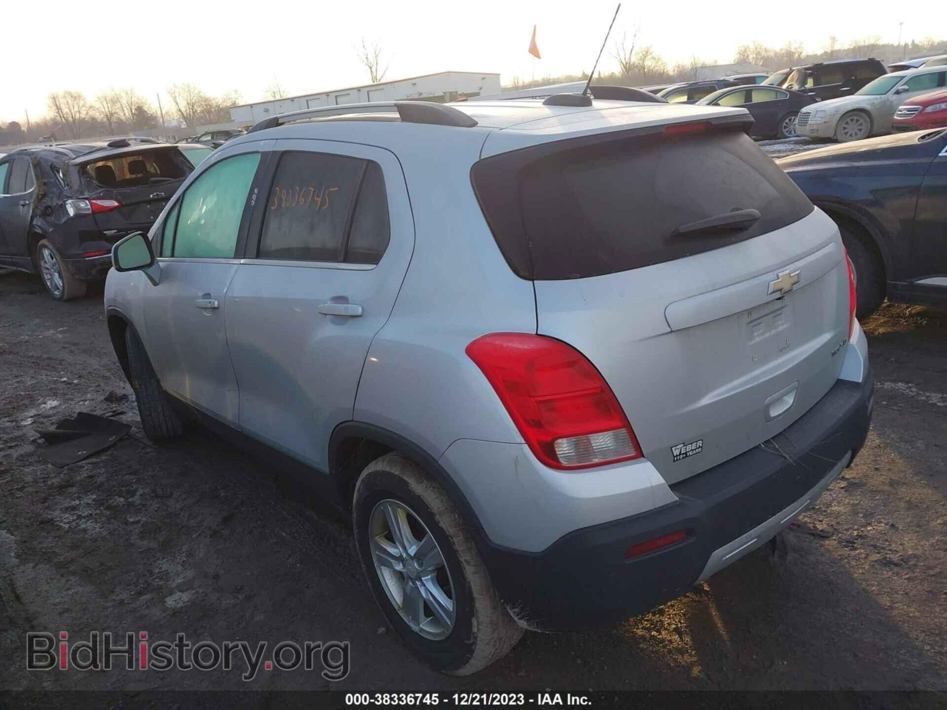 2016 CHEVROLET TRAX - VIN: 3GNCJLSB4GL161918 - Фото 3