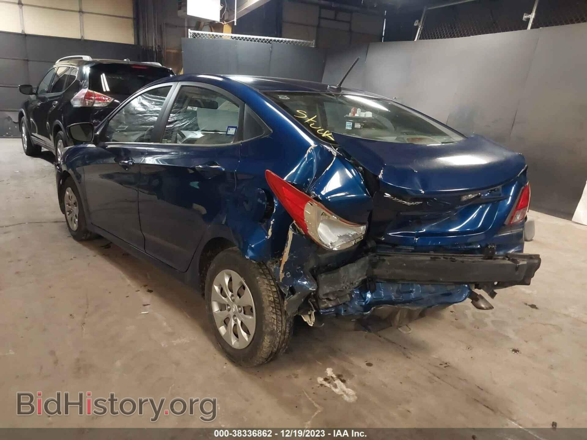2016 HYUNDAI ACCENT - VIN: KMHCT4AE2GU955659 - Фото 3