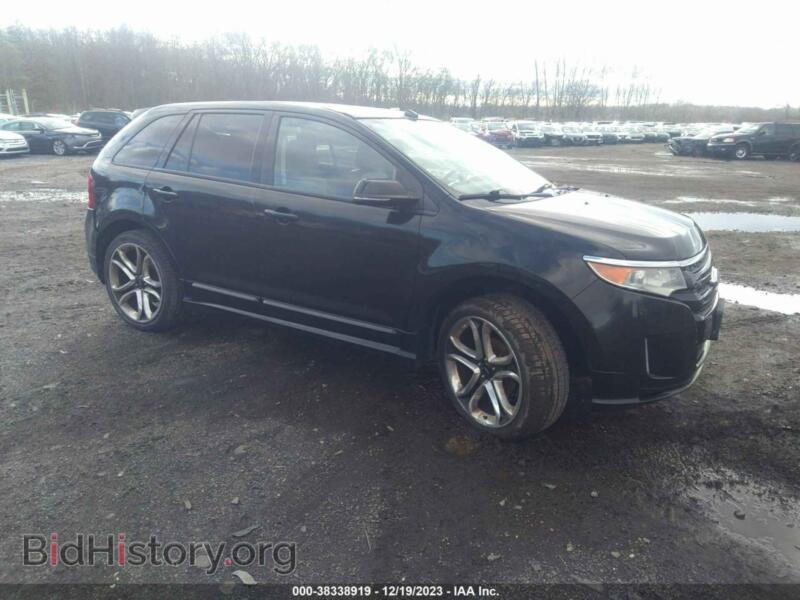 2014 Ford EDGE Sport (VIN 2FMDK4AK6EBA74155) — фото 1 из 16, IAAI, повреждение: передняя и задняя часть