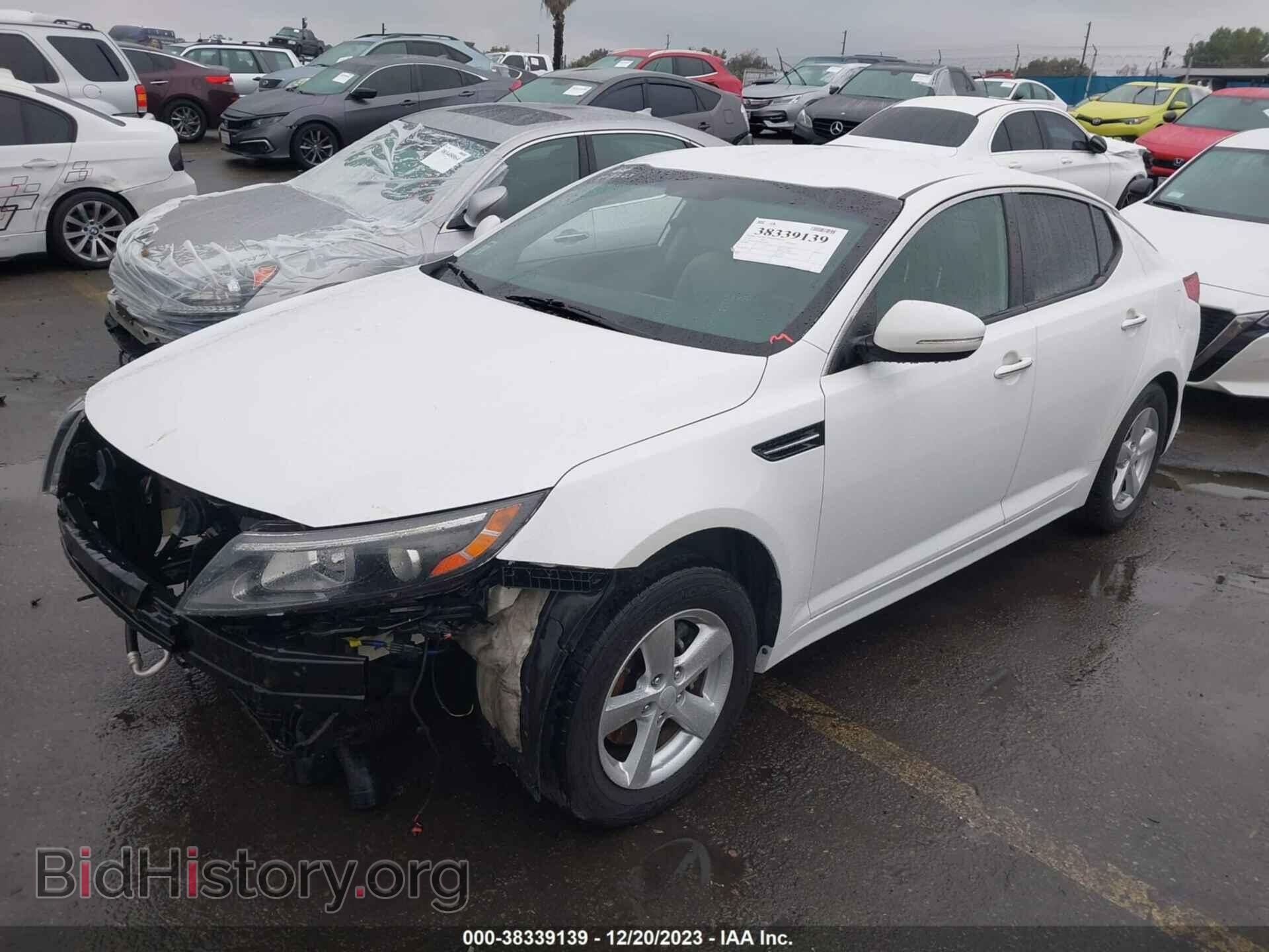 2015 KIA OPTIMA - VIN: KNAGM4A78F5634185 - Фото 2