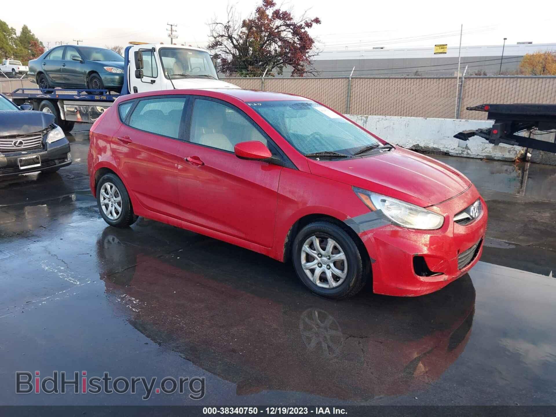 Photo KMHCT5AE7CU051791 - HYUNDAI ACCENT 2012