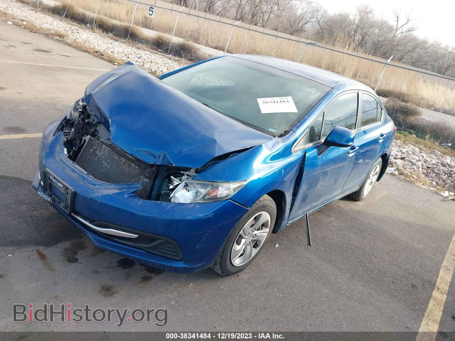 2013 HONDA CIVIC - VIN: 2HGFB2F59DH577308 - Фото 2