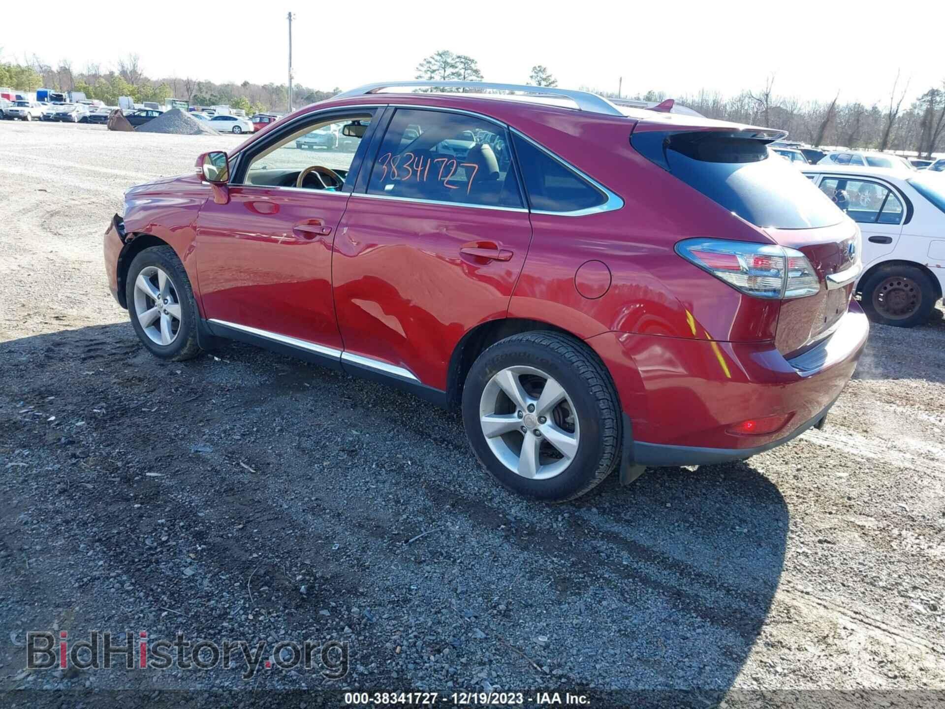 2011 LEXUS RX 350 - VIN: 2T2BK1BA4BC084178 - Фото 3