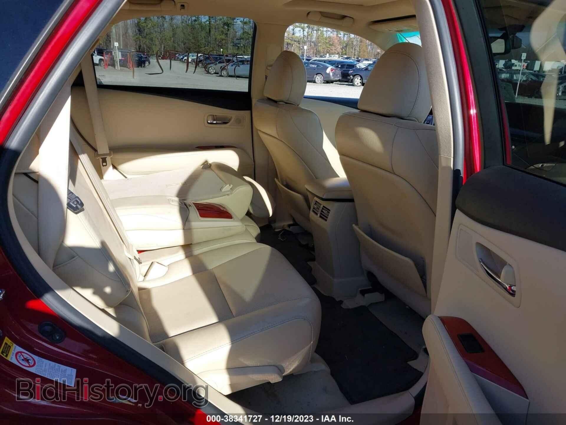2011 LEXUS RX 350 - VIN: 2T2BK1BA4BC084178 - Фото 8