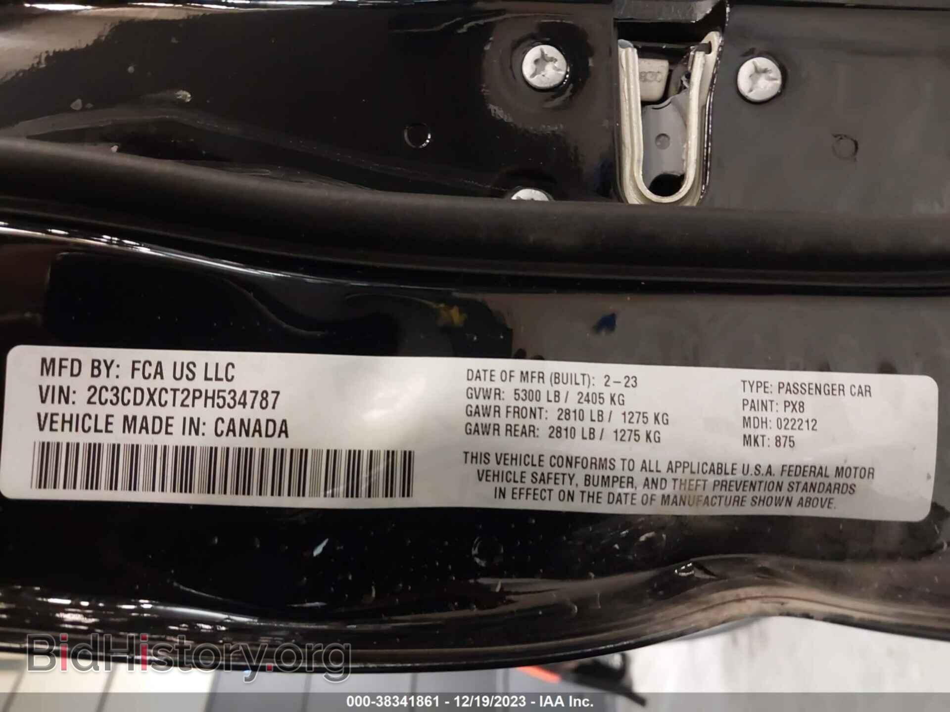 2023 DODGE CHARGER - VIN: 2C3CDXCT2PH534787 - Фото 9