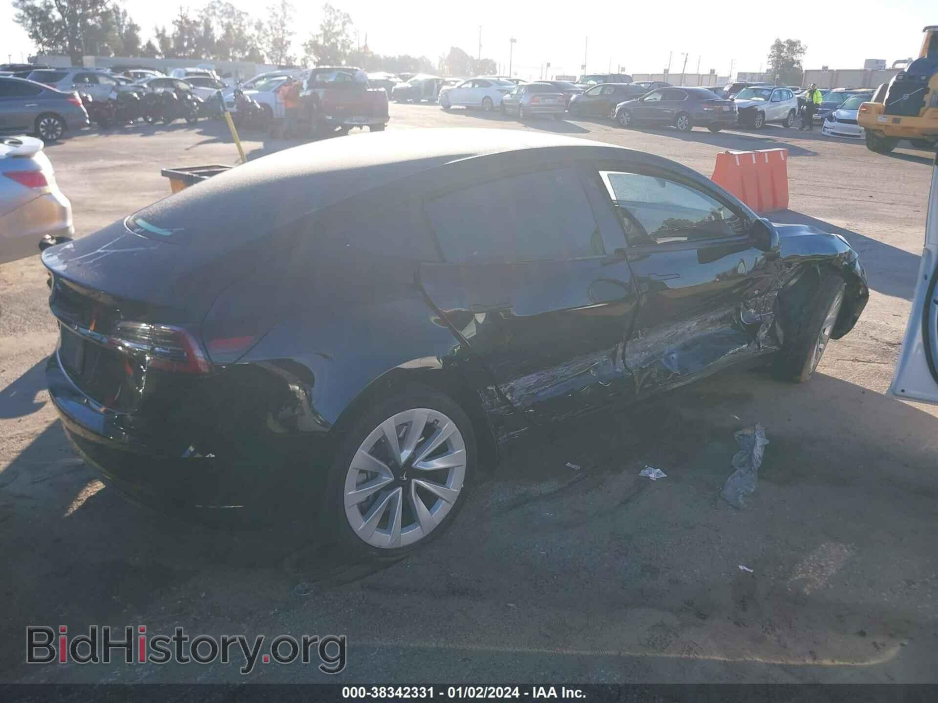 2022 TESLA MODEL 3 - VIN: 5YJ3E1EA9NF357725 - Фото 4