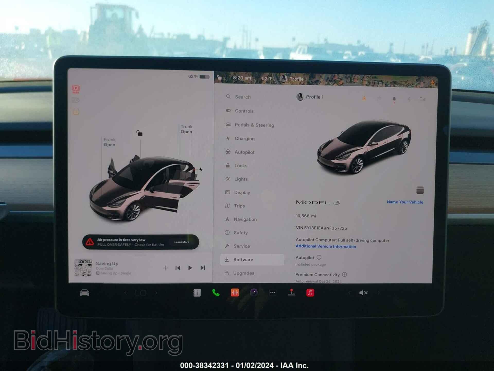 2022 TESLA MODEL 3 - VIN: 5YJ3E1EA9NF357725 - Фото 7
