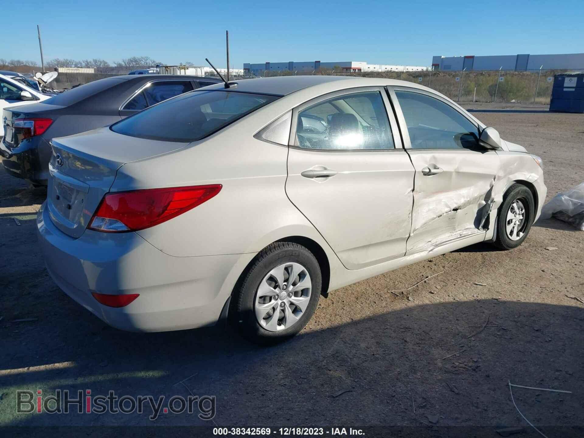 2016 HYUNDAI ACCENT - VIN: KMHCT4AE6GU099265 - Фото 4