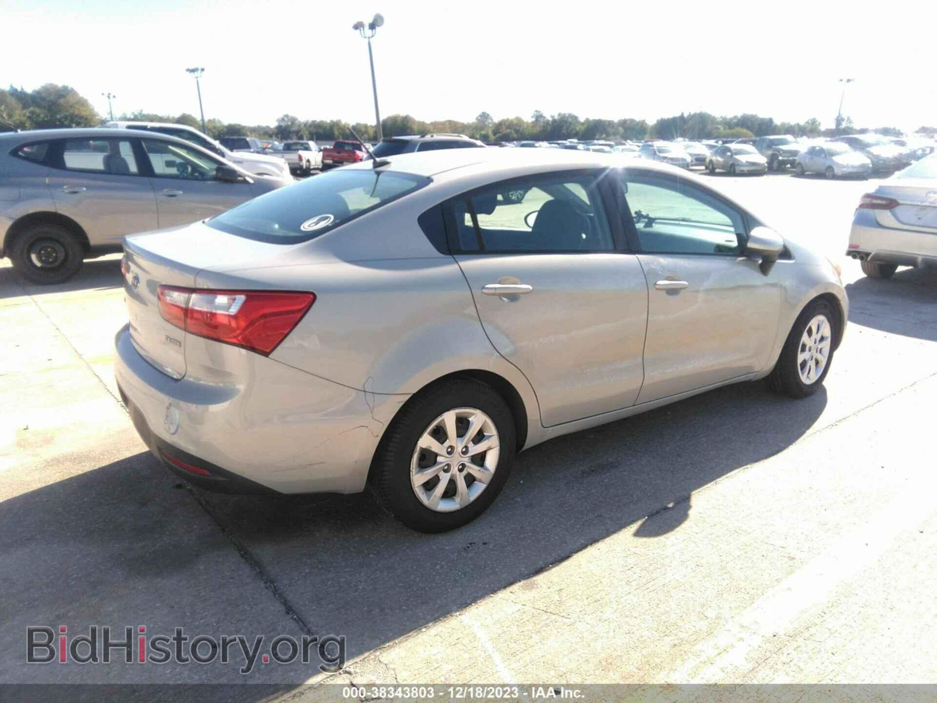 2012 KIA RIO - VIN: KNADN4A34C6089637 - Фото 4