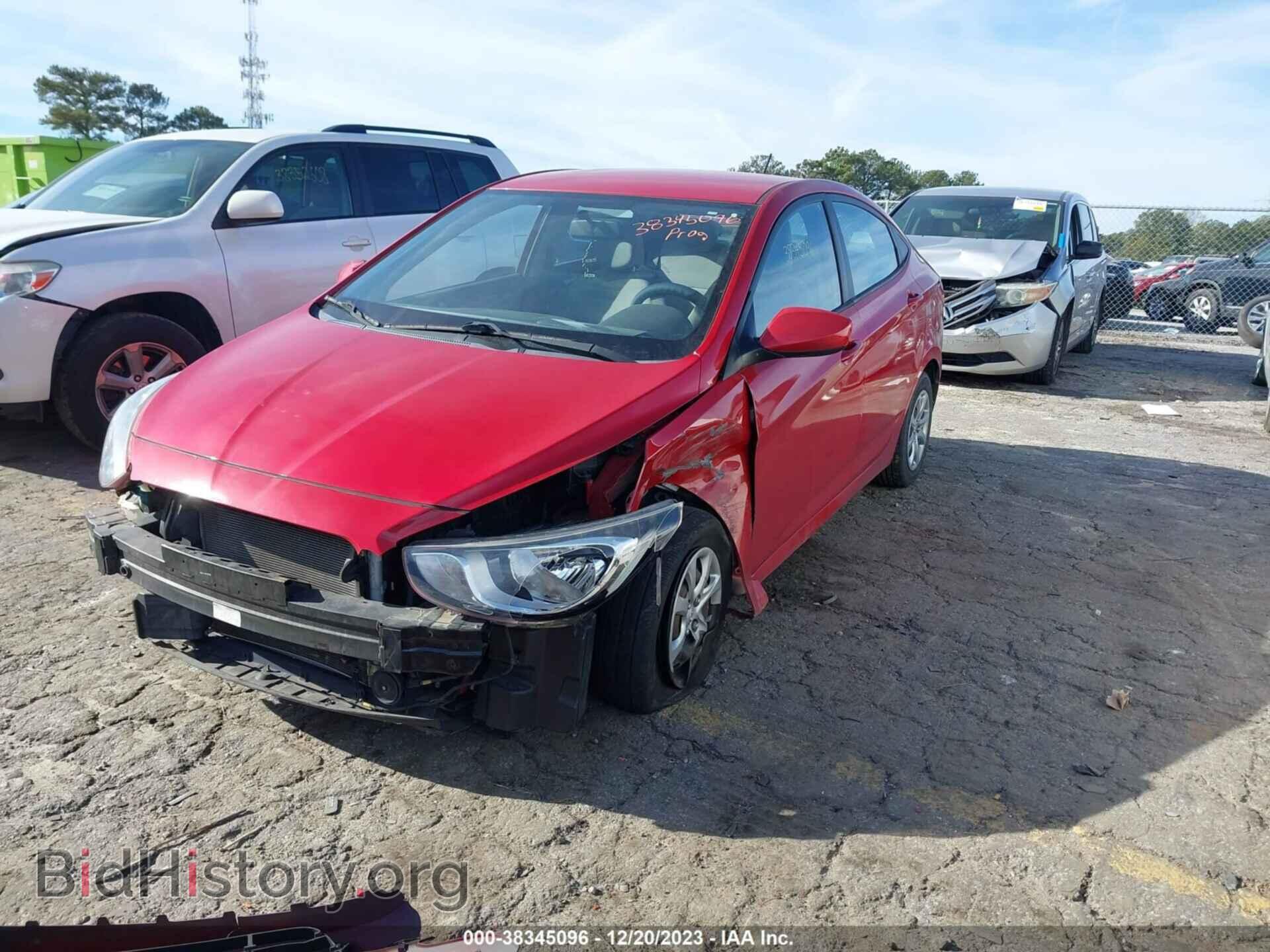 2014 HYUNDAI ACCENT - VIN: KMHCT4AE5EU777596 - Фото 2