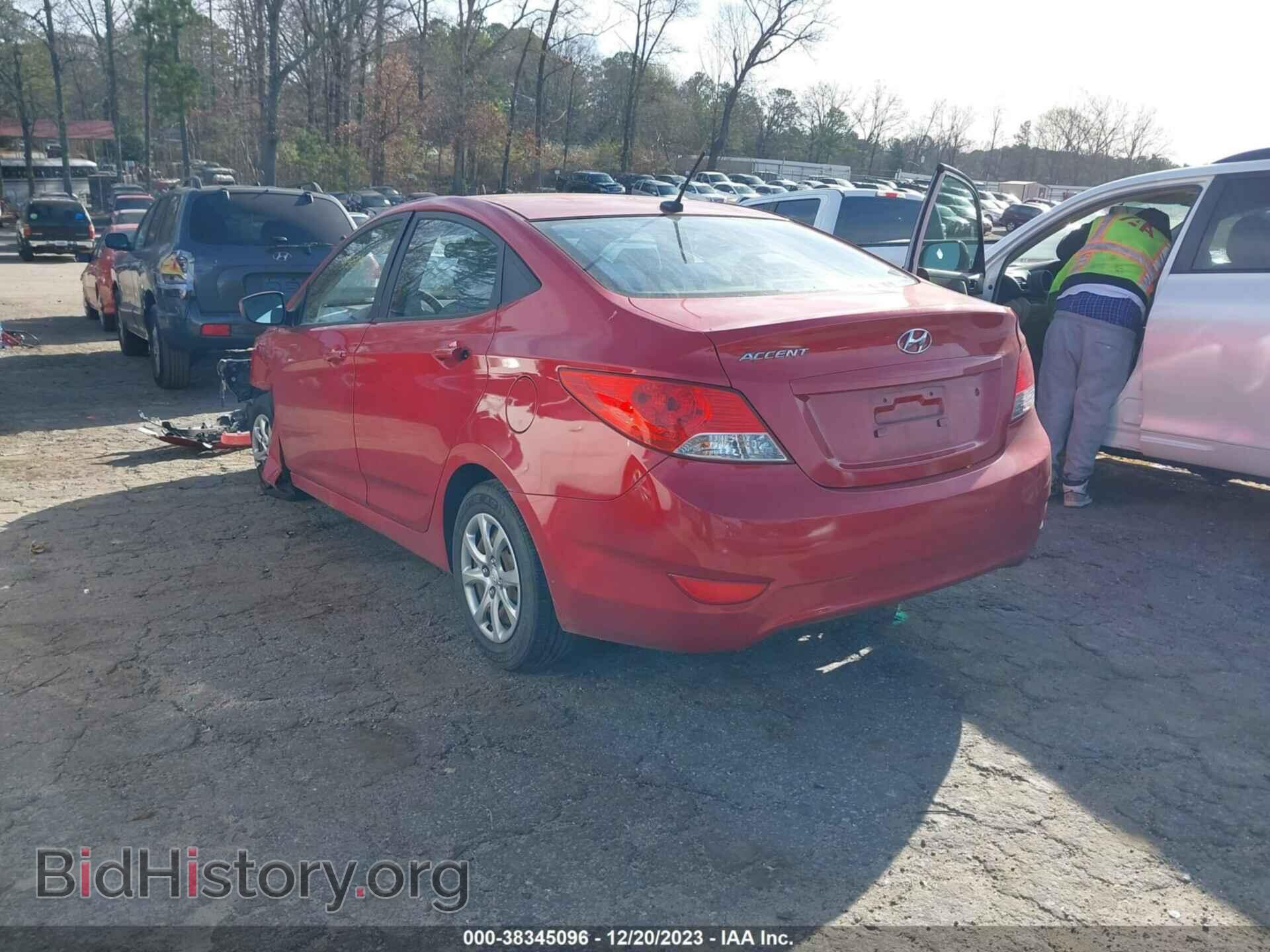 2014 HYUNDAI ACCENT - VIN: KMHCT4AE5EU777596 - Фото 3