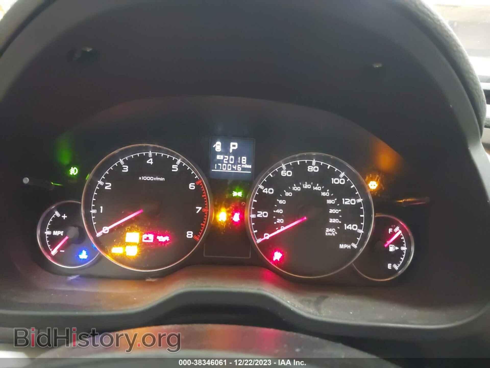 2014 SUBARU LEGACY - VIN: 4S3BMBC61E3013600 - Фото 7