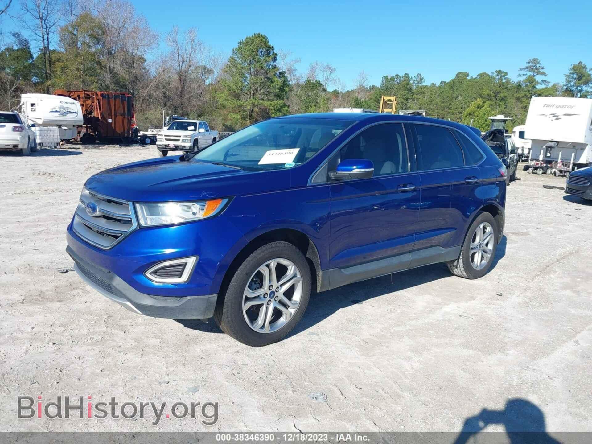 2015 FORD EDGE - VIN: 2FMTK3K96FBB31098 - Photo 2