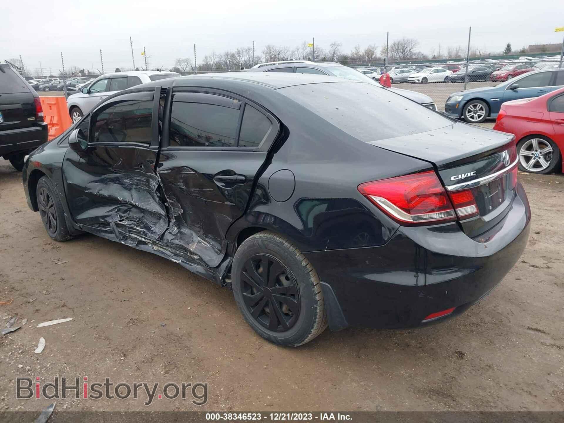 2014 HONDA CIVIC - VIN: 19XFB2F50EE026342 - Фото 3