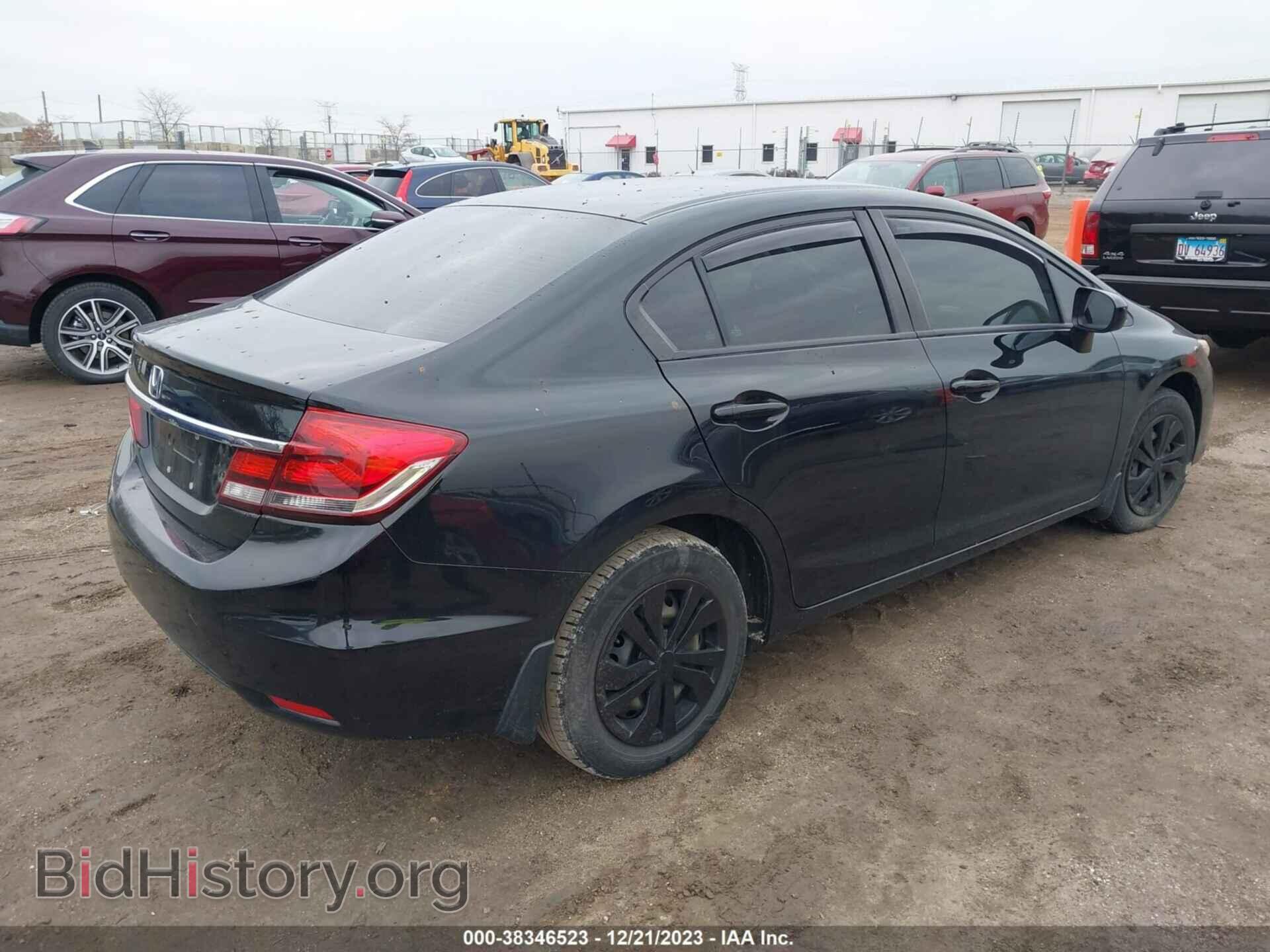 2014 HONDA CIVIC - VIN: 19XFB2F50EE026342 - Фото 4