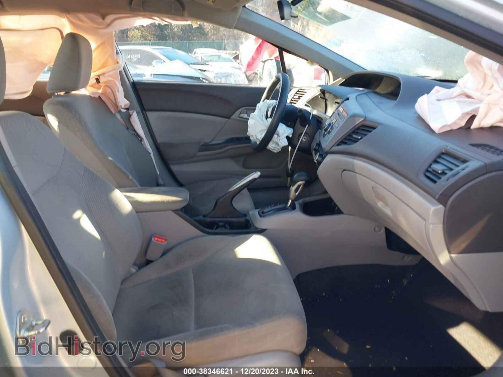 2012 HONDA CIVIC - VIN: 19XFB2F51CE323262 - Фото 5