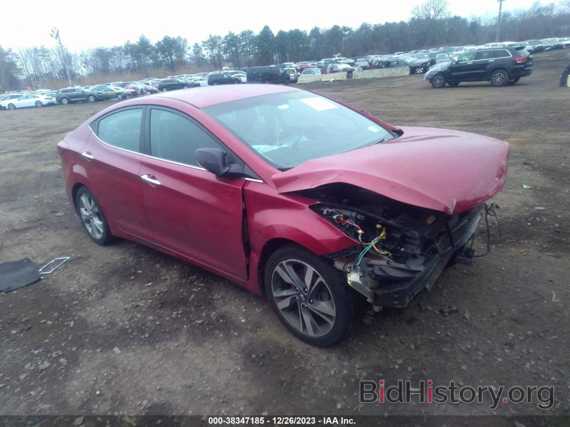 Photo KMHDH4AE5GU594014 - HYUNDAI ELANTRA 2016