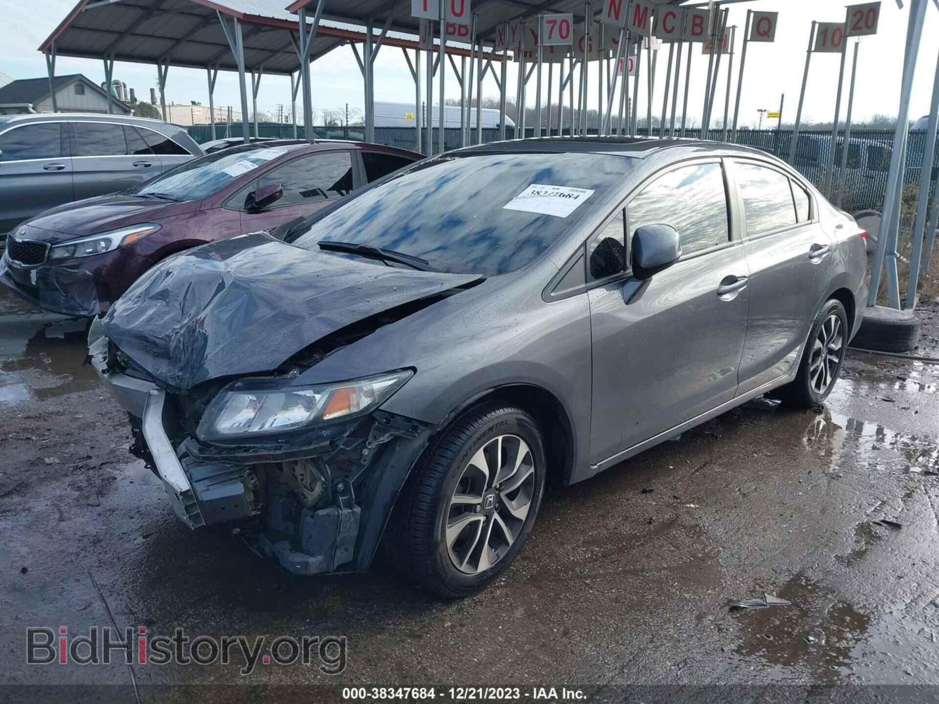 2013 HONDA CIVIC - VIN: 2HGFB2F87DH513357 - Фото 2